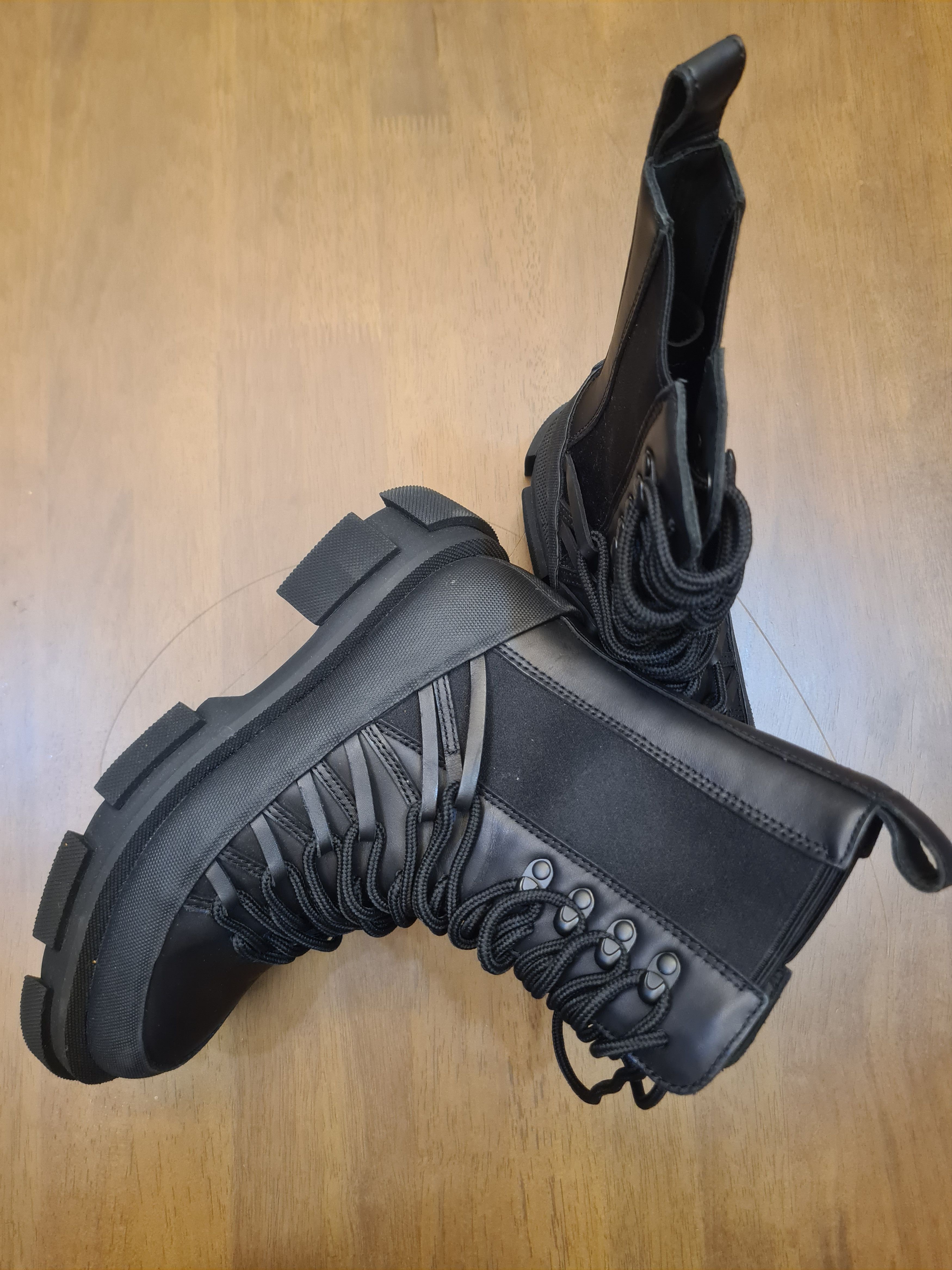 Yohji Yamamoto Y's x both lace up boots Size US 5.5 / EU 38 - 1 Thumbnail