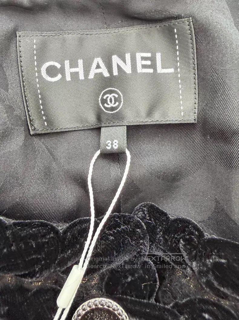 Chanel Chanel Black four-pocket black buckle rolled edge tweed si Size XS / US 0-2 / IT 36-38 - 4 Thumbnail