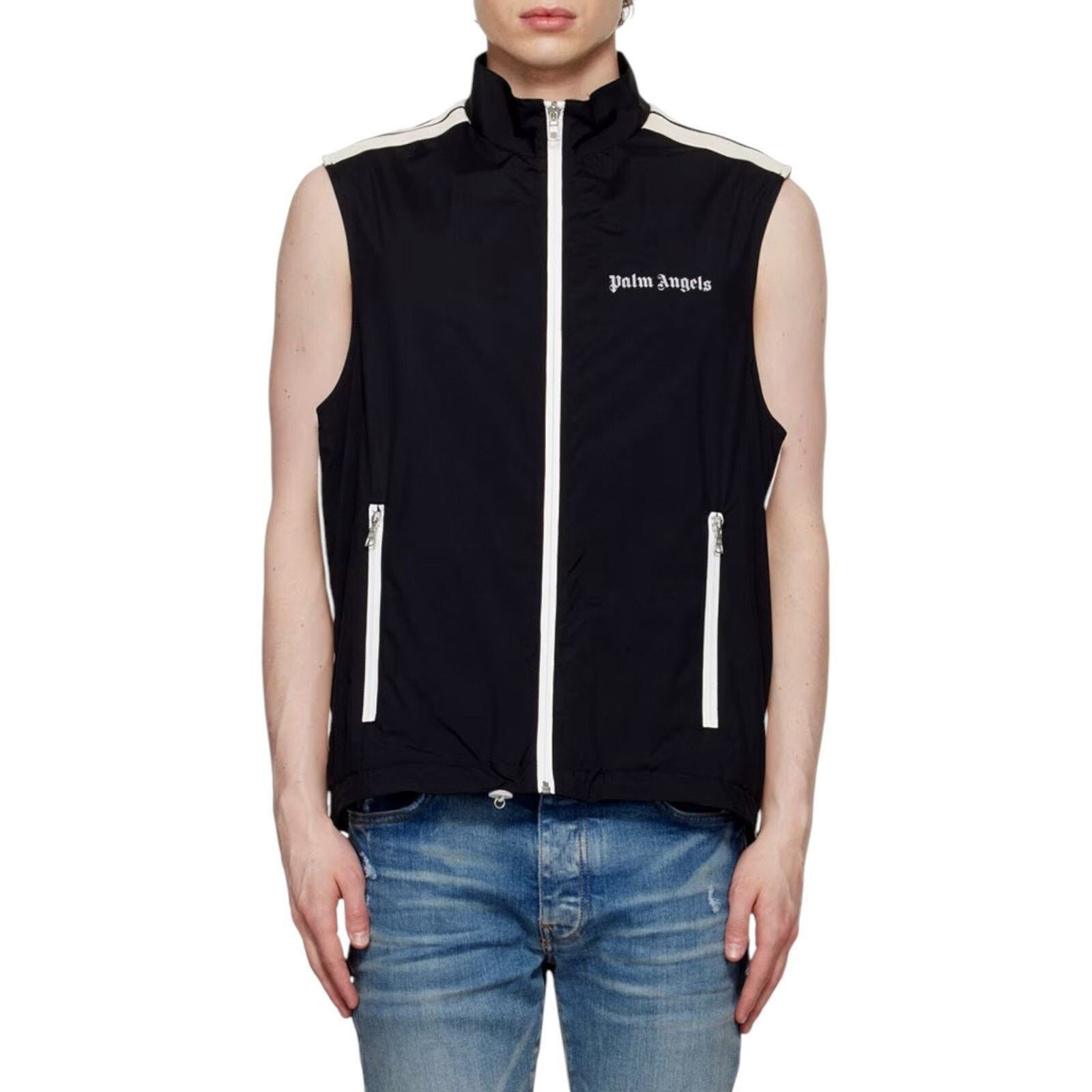 Palm Angels Classic Logo Lightweight Vest in Black 46 Medium NWT $930 Size US M / EU 48-50 / 2 - 1 Thumbnail