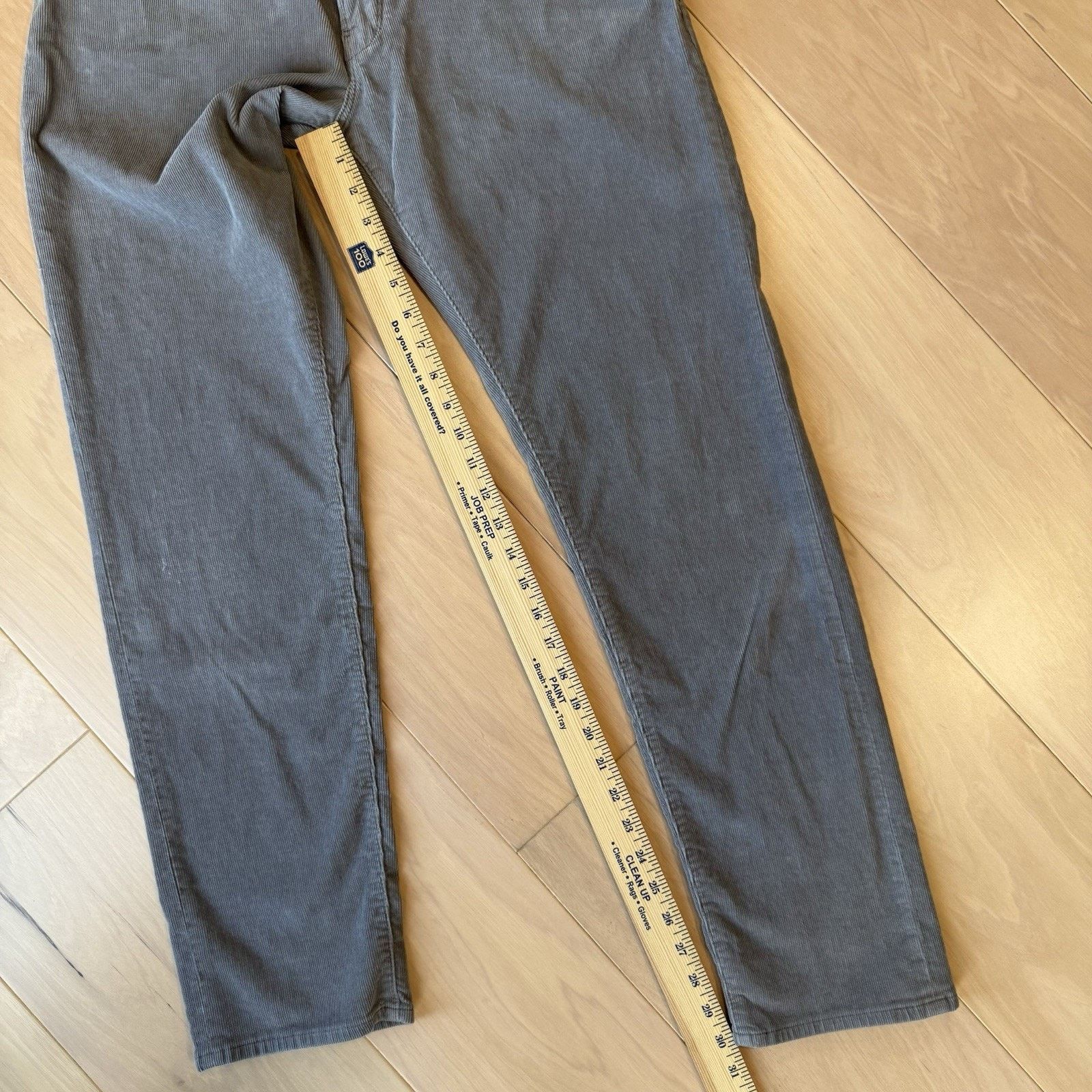 Todd Snyder Todd Snyder Corduory Pants 33 Gray Slim Fit Minimalist Size US 33 - 6 Thumbnail