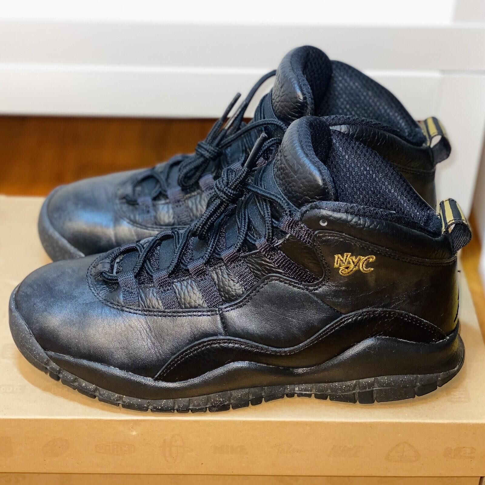 Jordan Brand Jordan 10 Retro 2016 New York City 310806-012 Size 5Y Size US 5 / EU 37 - 2 Thumbnail