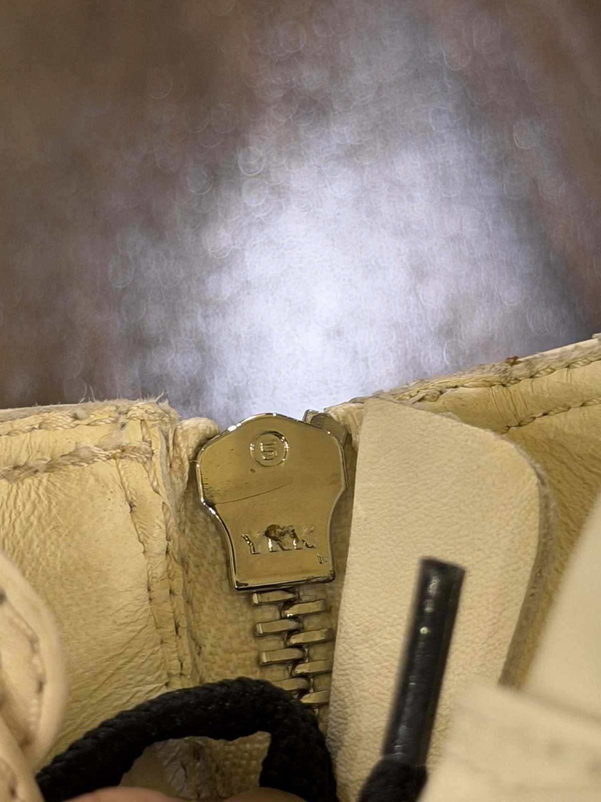 Chanel Chanel 19B Two Bone Signature Logo Lace-up Leather Boots Size US 7 / IT 37 - 13 Thumbnail