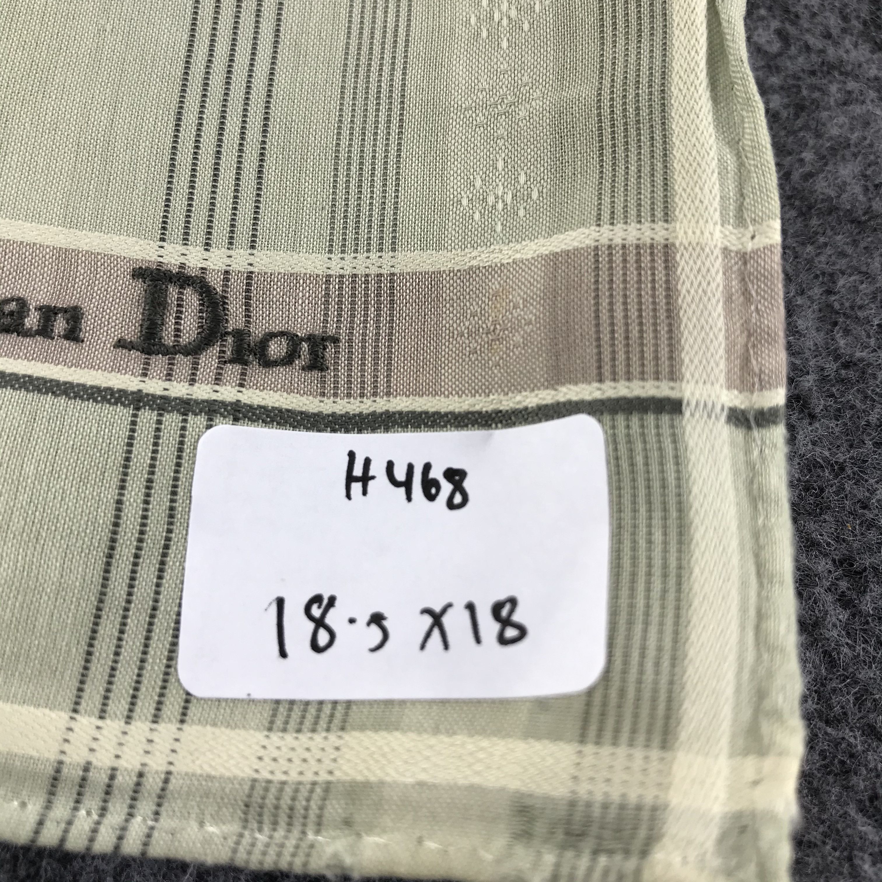 Christian Dior Monsieur Christian Dior Handkerchief Neckerchief Bandana H468 Size ONE SIZE - 14 Thumbnail