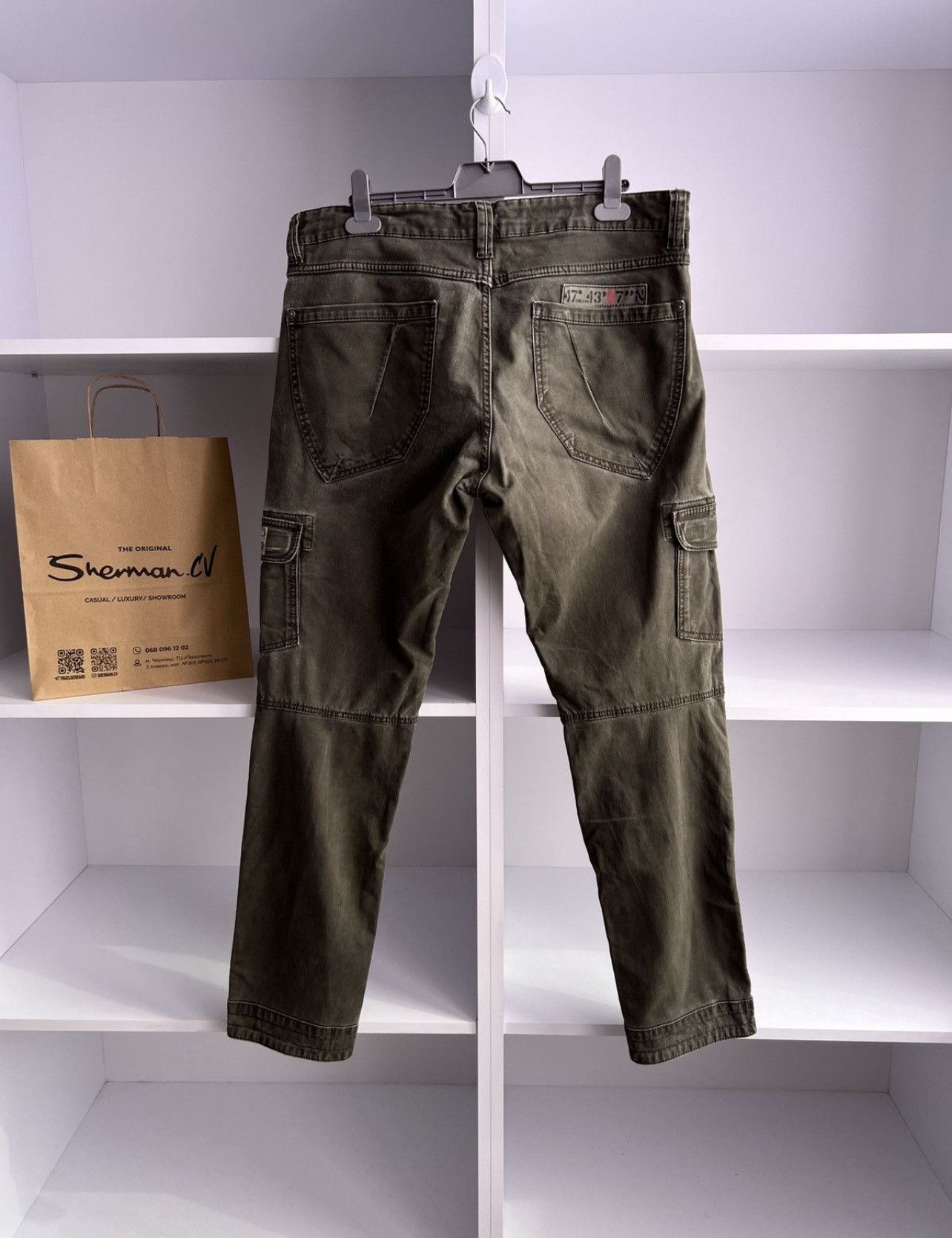 Designer × Japanese Brand × Vintage Vintage Timezone Archival Y2k Cargo pants Size US 36 / EU 52 - 6 Thumbnail