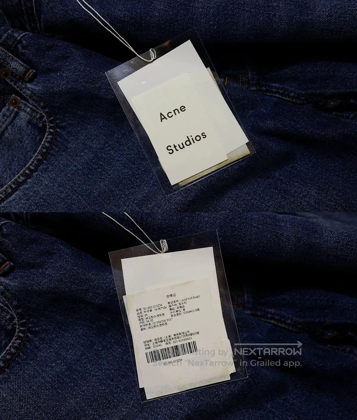 Acne Studios acne studios mid blue denim pants. Size US 34 / EU 50 - 6 Thumbnail
