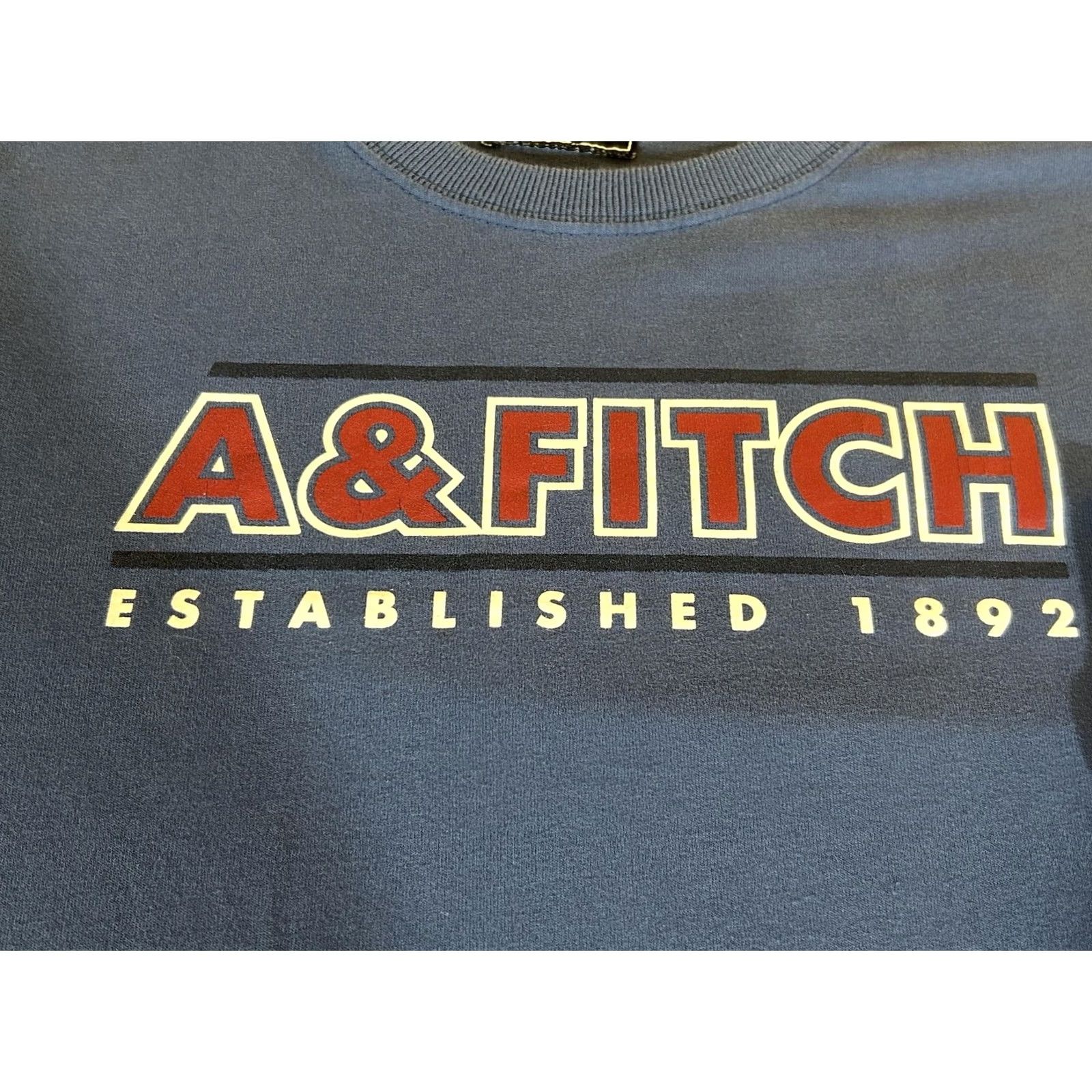 Abercrombie & Fitch Abercrombie & Fitch Shirt Mens XS Blue Long Sleeve Muscle Graphic Vintage Y2K AF Size US XS / EU 42 / 0 - 2 Thumbnail