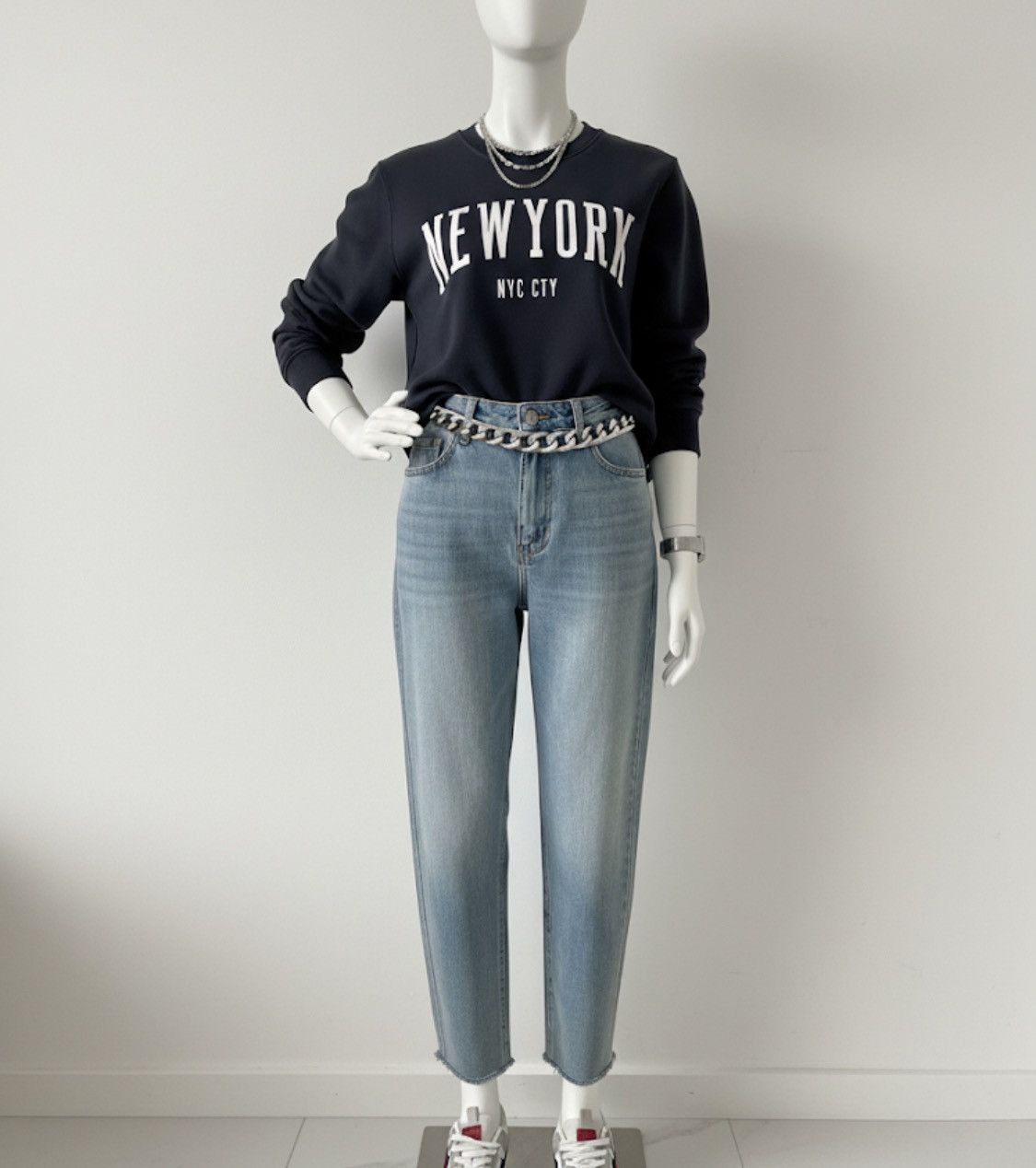 Other Lindex NYC New York City Print Cropped Sweatshirt Black M Size M / US 6-8 / IT 42-44 - 2 Thumbnail