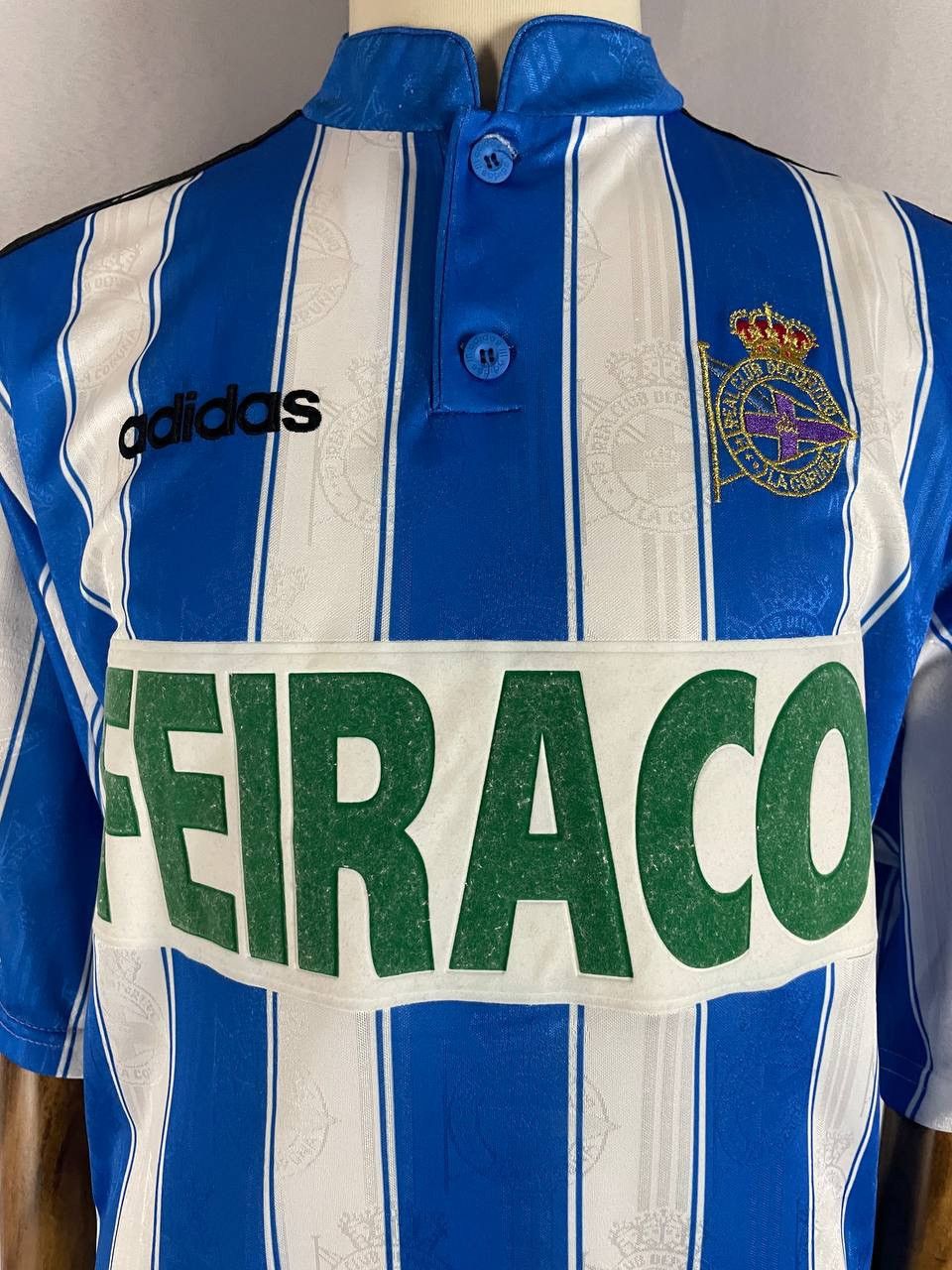 Adidas Adidas Vintage T Shirt Deportivo La Coruna 1996 Football Size US XL / EU 56 / 4 - 4 Thumbnail