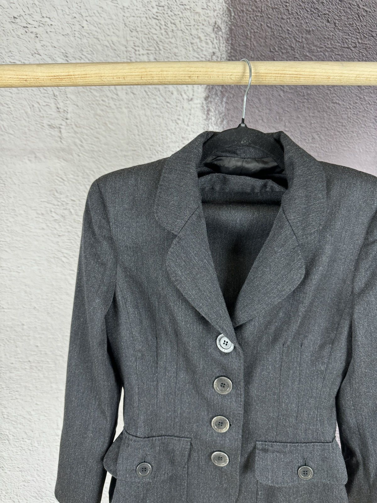 Moschino Moschino Cheap and Chic gray wool skirt suit made in Italy Size M / US 6-8 / IT 42-44 - 3 Thumbnail