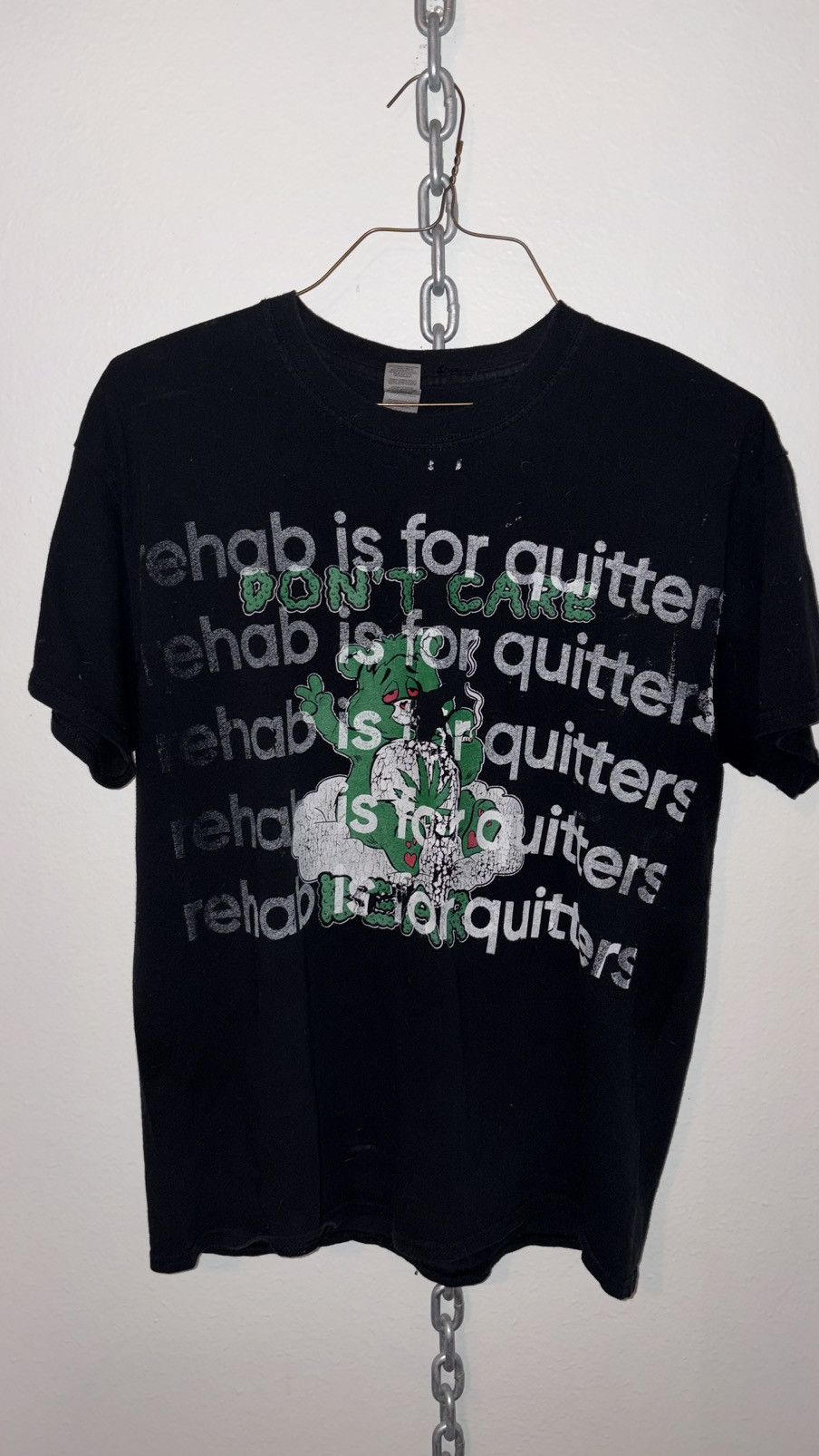 Other Idiedlastnight Dont Care Bear RehabIsForQuitters Tee Size US L / EU 52-54 / 3 - 1 Thumbnail