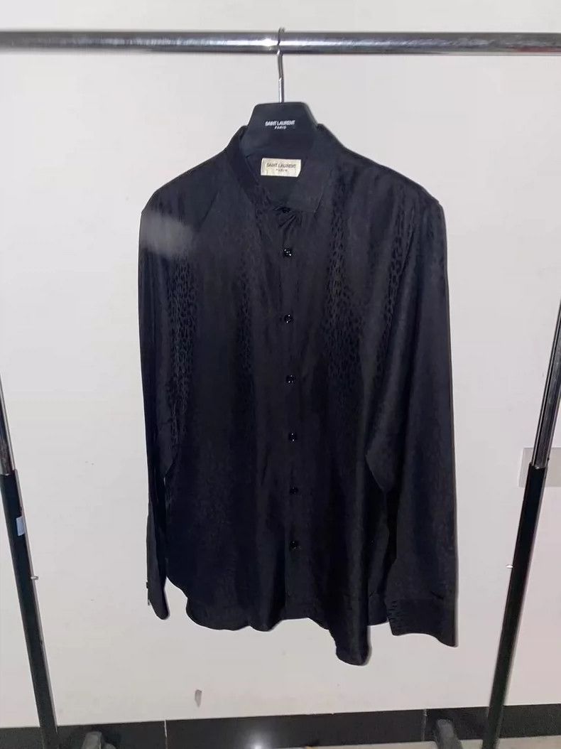 Saint Laurent Paris Saint Laurent Paris size 39 14SS silk dark print shirt 250 Size US M / EU 48-50 / 2 - 1 Thumbnail