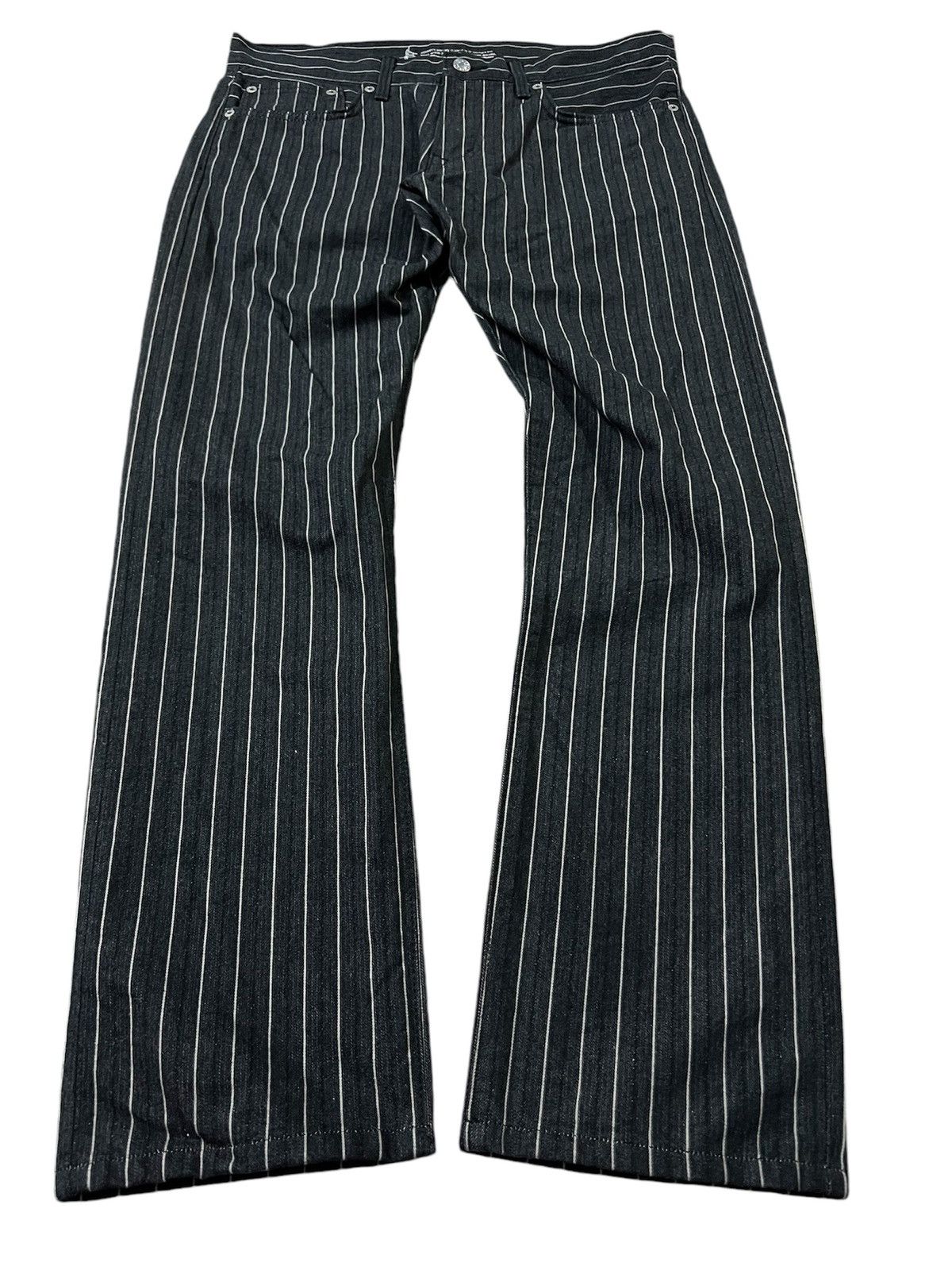 Edwin × Japanese Brand EDWIN STRIPE JEANS Size US 33 - 1 Thumbnail