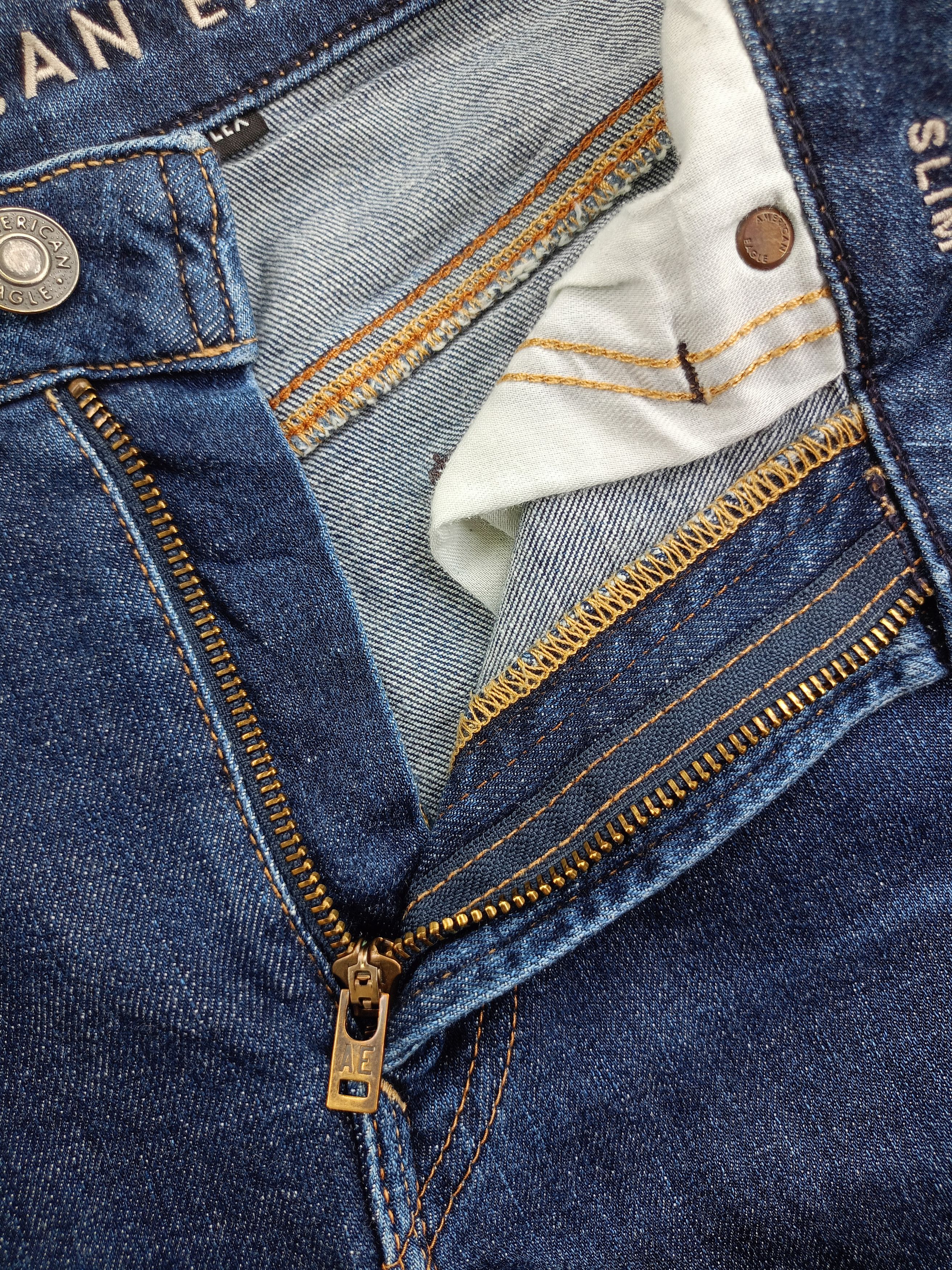 American Eagle Outfitters × Vintage AMERICAN EAGLE Slim Fit Streetwear Vintage Denim Size US 30 / EU 46 - 8 Thumbnail