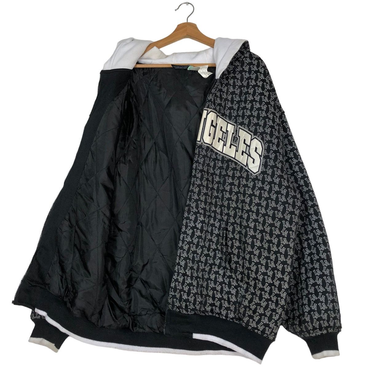Japanese Brand × Vintage 🔥VINTAGE HOODIE JACKET LOS ANGELES FULL PRINT Size US L / EU 52-54 / 3 - 12 Thumbnail