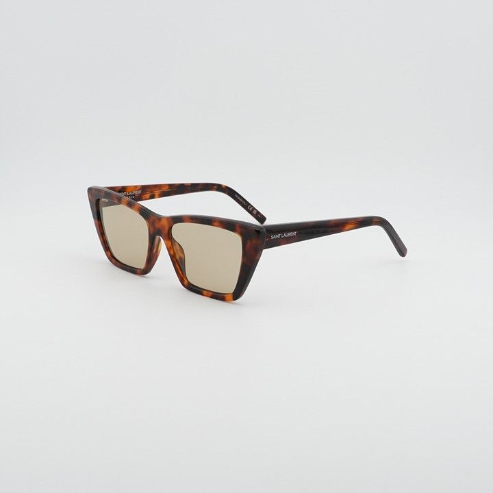 Saint Laurent Paris Saint Laurent SL276 MICA 064 Sunglasses Havana Cat Eye Frame Size ONE SIZE - 1 Thumbnail