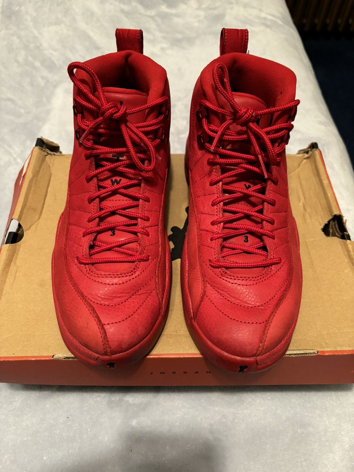 Jordan Brand Air Jordan 12 Retro Gym Red 2018 Size 9 Size US 9 / EU 42 - 2 Thumbnail