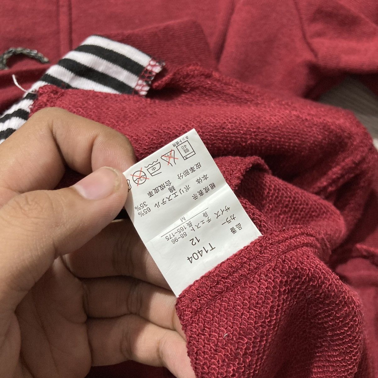 Japanese Brand 2000s Sematic Design Duffle Ziphoodie Fur Red Maroon Lgb Size US M / EU 48-50 / 2 - 13 Thumbnail
