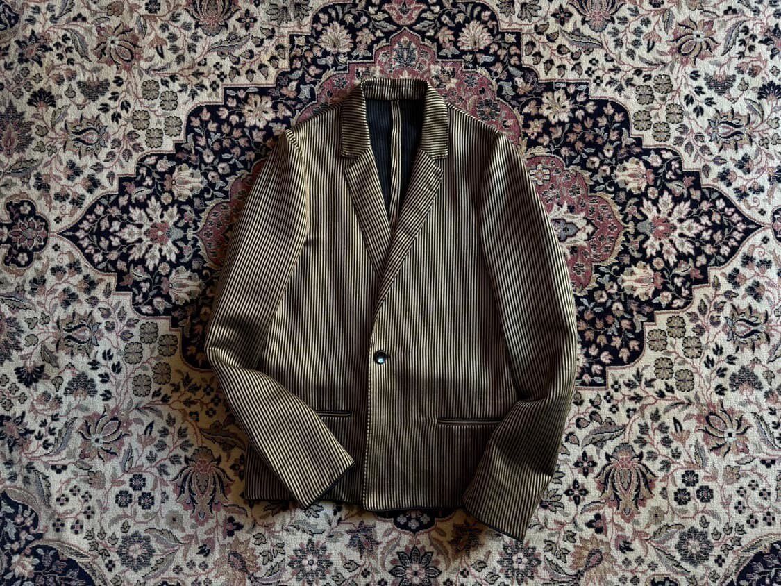 Haider Ackermann Haider Ackermann Gold Thread Suit Jacket Size US M / EU 48-50 / 2 - 1 Thumbnail