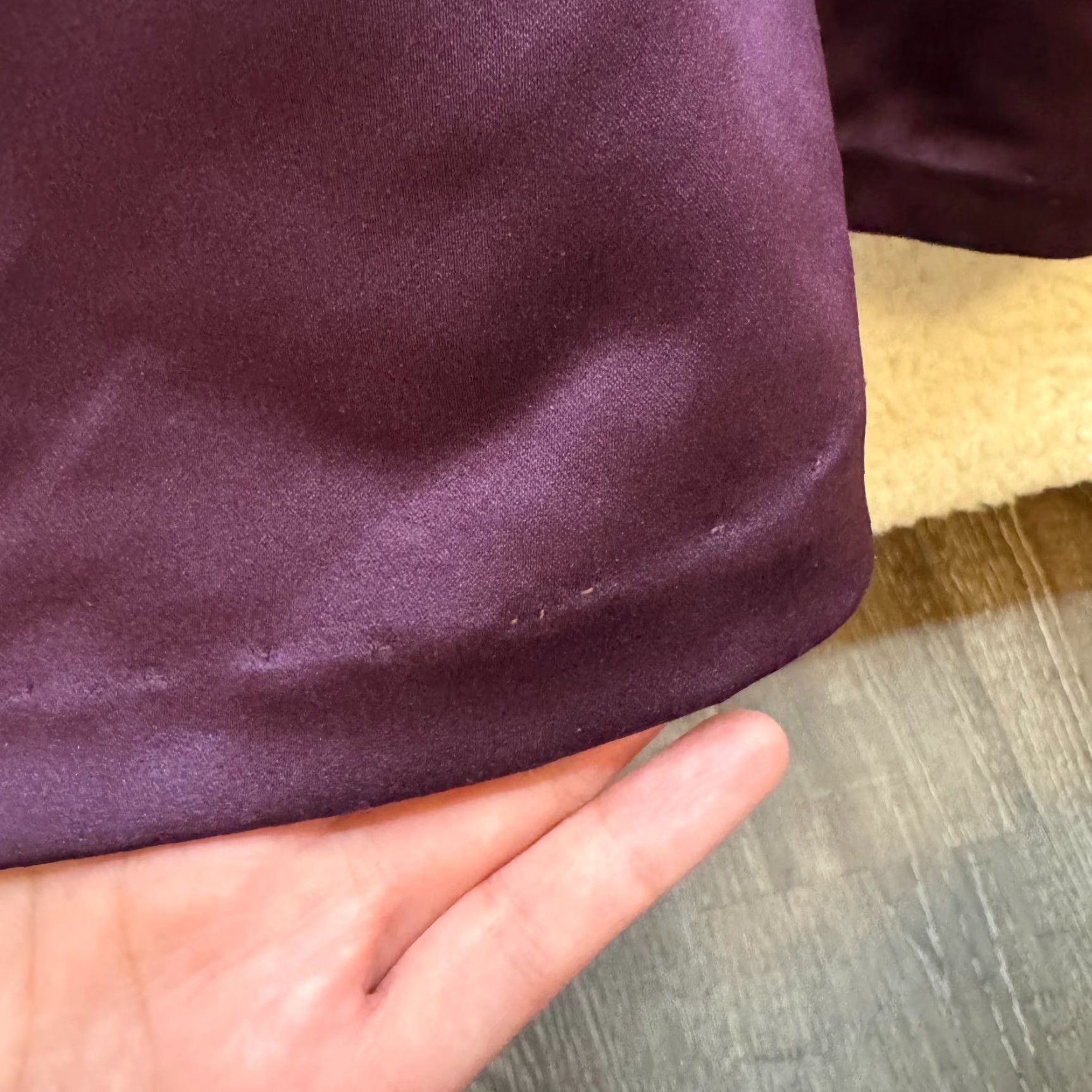 Vintage VINTAGE 90s Y2K Betsy & Adam Prom Dress 12 Large Plum Purple Velvet Satin Eveningwear Ball Gown Girls Womens Size XL / US 12-14 / IT 48-50 - 7 Thumbnail