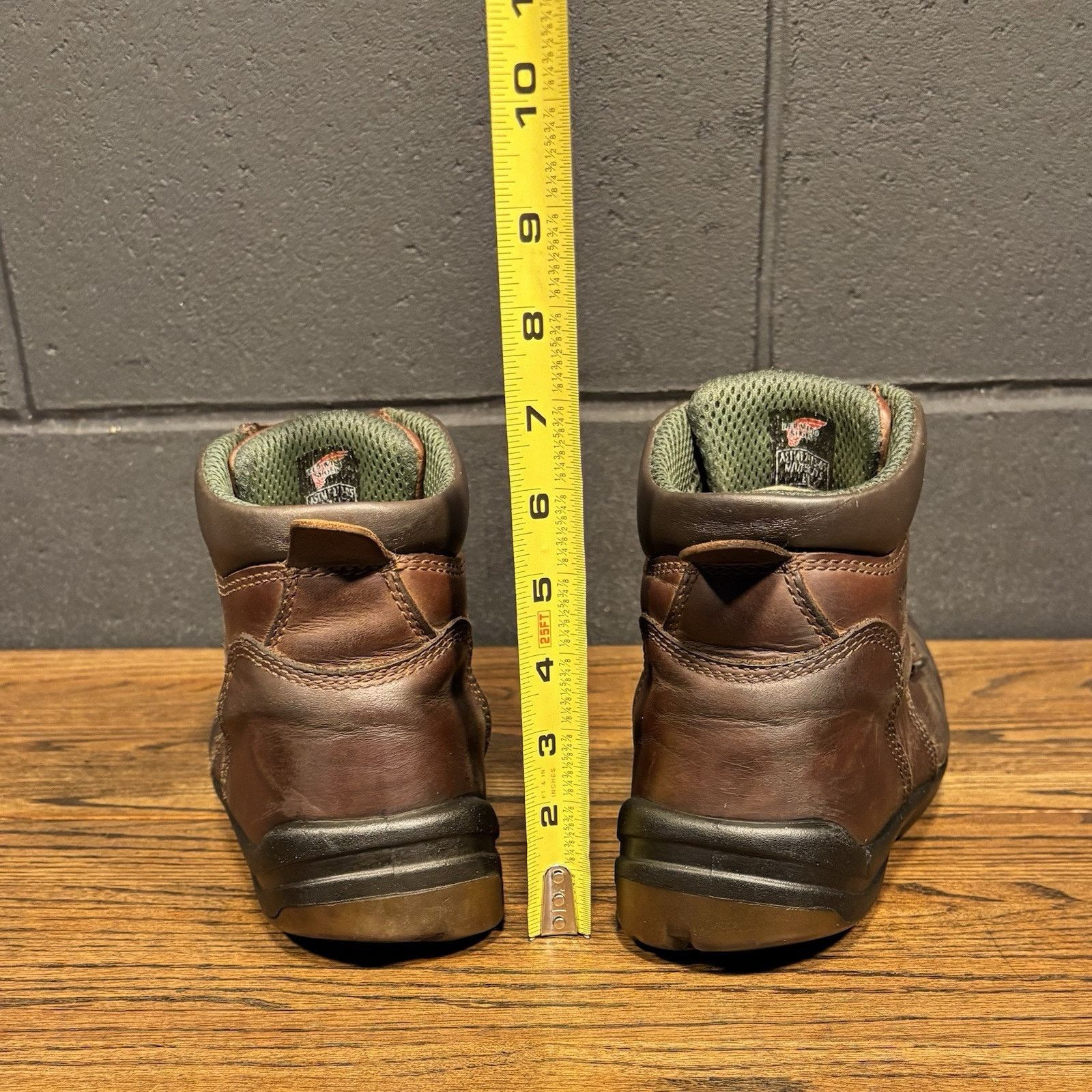 Red Wing Red Wing Men’s 9.5 Steel Toe Work Boots Brown Lace-Up Safety Size US 9.5 / EU 42-43 - 4 Thumbnail