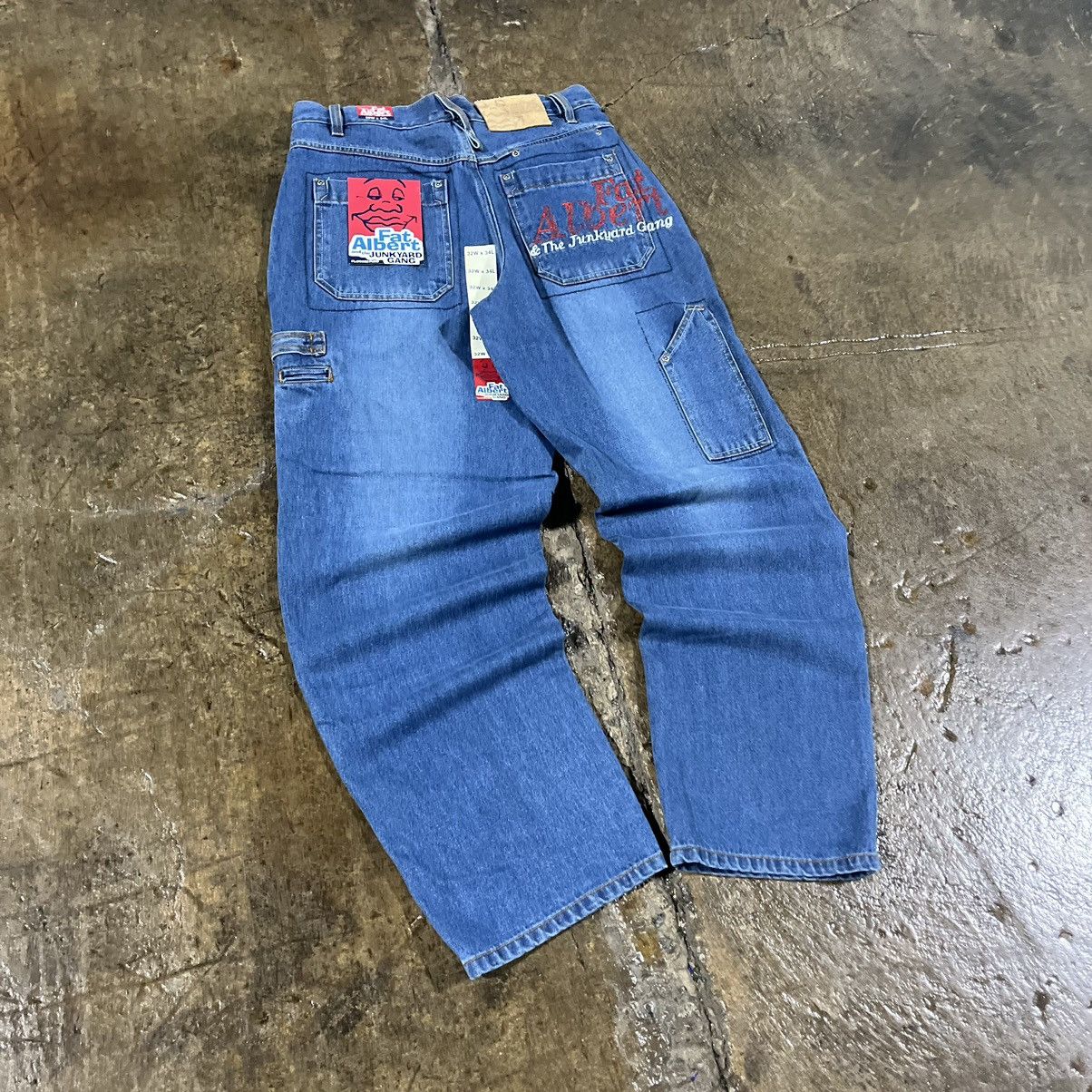 Fubu × JNCO × Vintage Crazy Vintage Y2K FUBU Carpenter Jeans Baggy Hip-Hop Skater Size US 32 / EU 48 - 4 Thumbnail