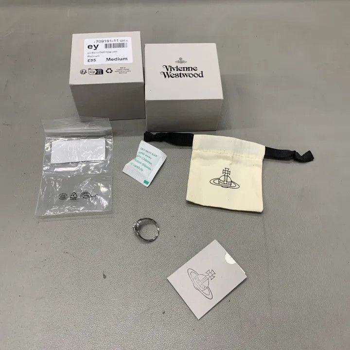 Vivienne Westwood Vivienne Westwood Reina Classic Saturn Ring Silver Size ONE SIZE - 4 Thumbnail