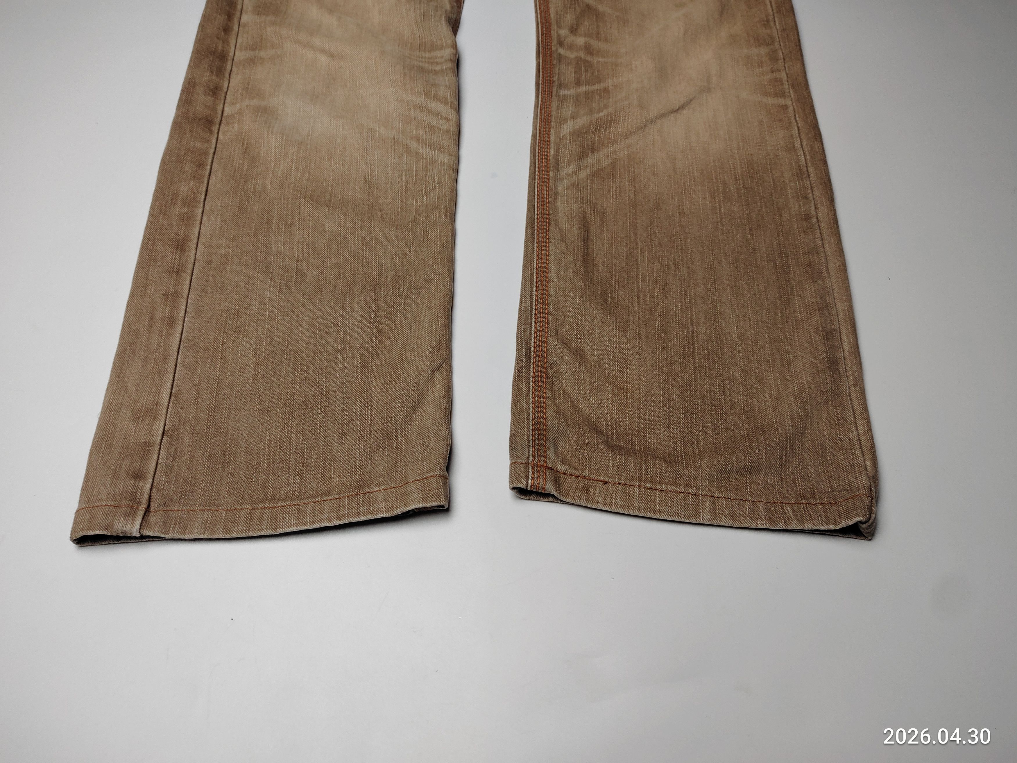 Edwin EDWIN EXCLUSIVE VINTAGE DISTRESS DENIM JEANS Size US 30 / EU 46 - 4 Thumbnail