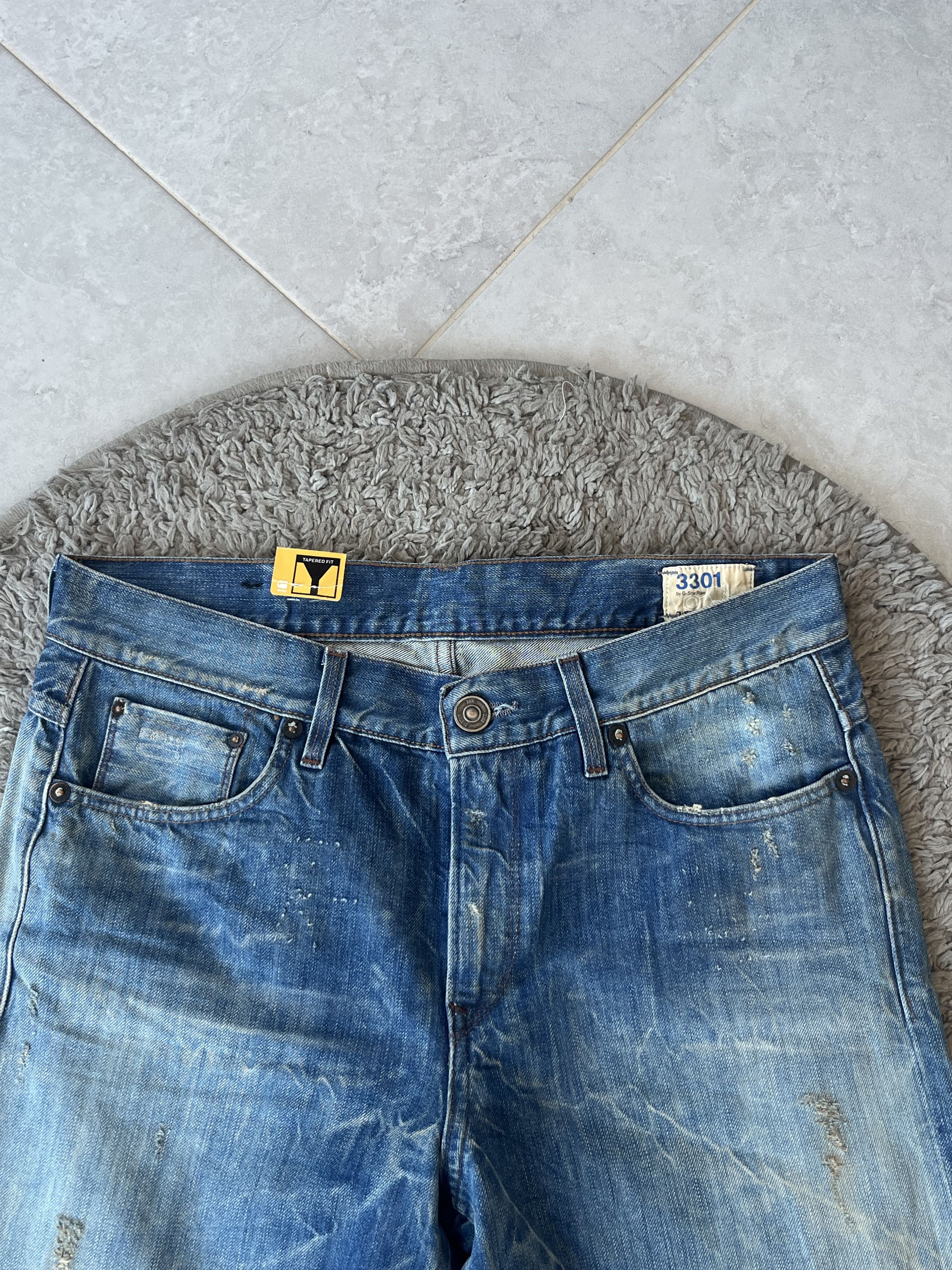 G-Star G-STAR RAW 3301 Jeans MADE IN ITALY Blue Color size 29x34 Size US 29 - 5 Thumbnail