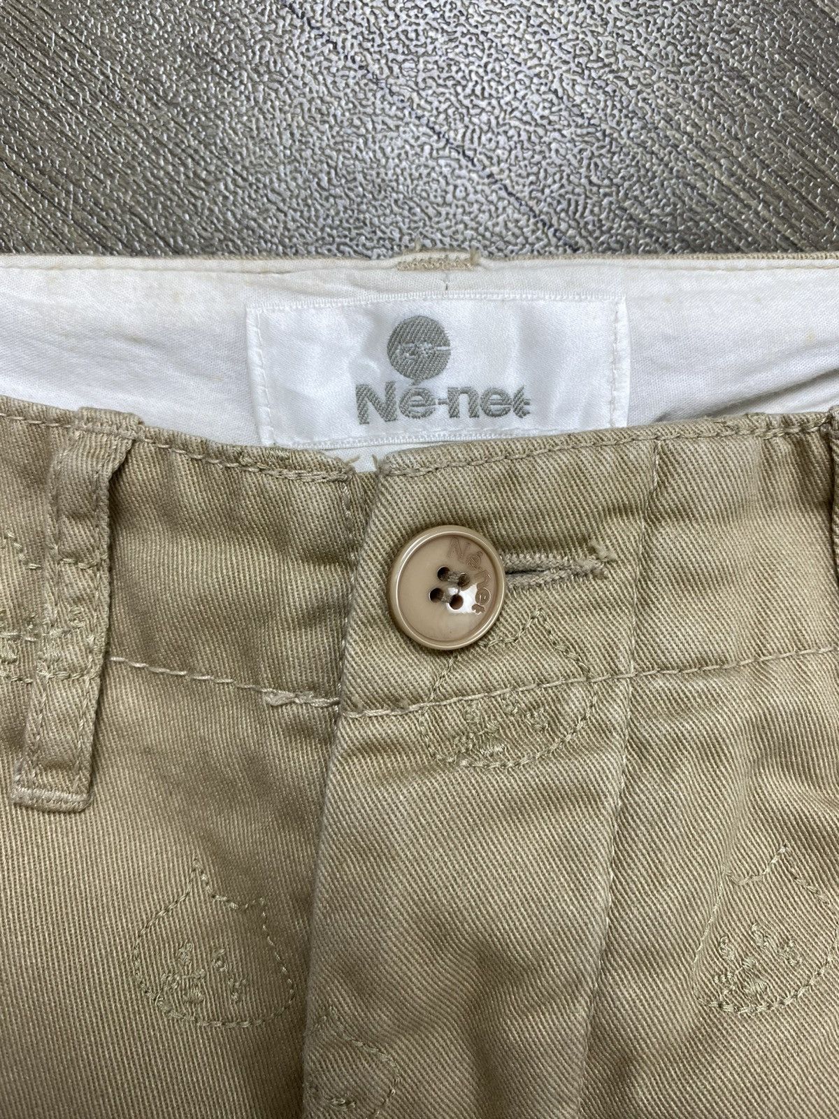 Ne-Net 2000s Ne-net Issey Miyake Full Embrodiery Logo Casual Pants Size US 28 / EU 44 - 9 Thumbnail