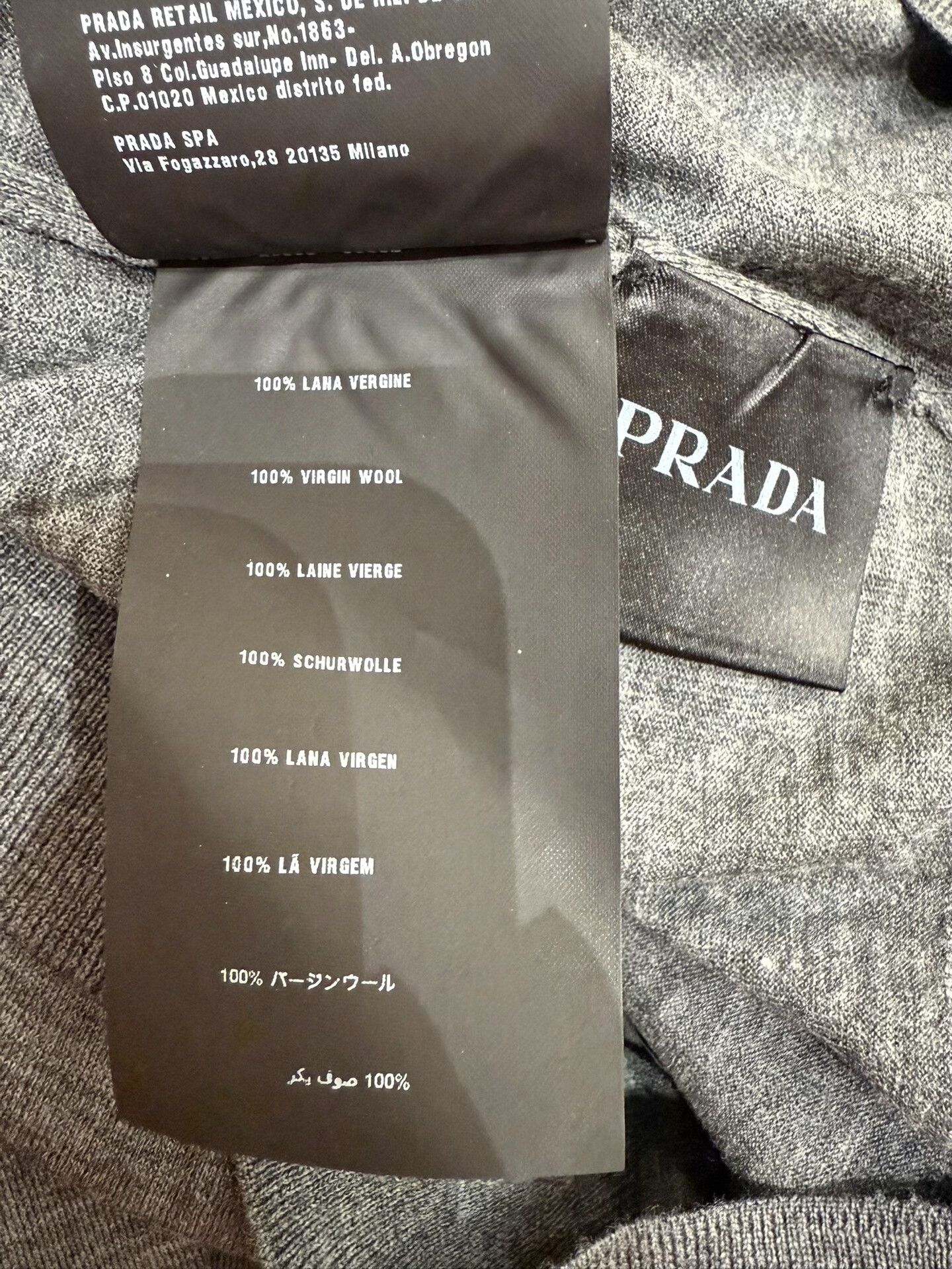 Prada prada men's wool knit sweater Size US M / EU 48-50 / 2 - 5 Thumbnail