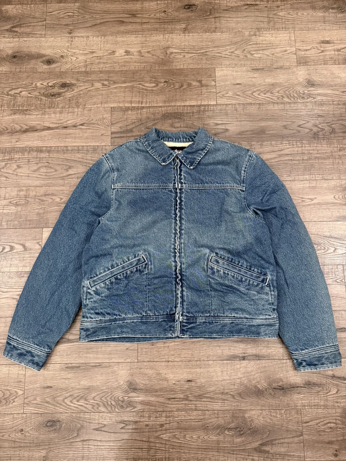Stussy Stussy denim sherpa lined jacket Size US M / EU 48-50 / 2 - 1 Thumbnail