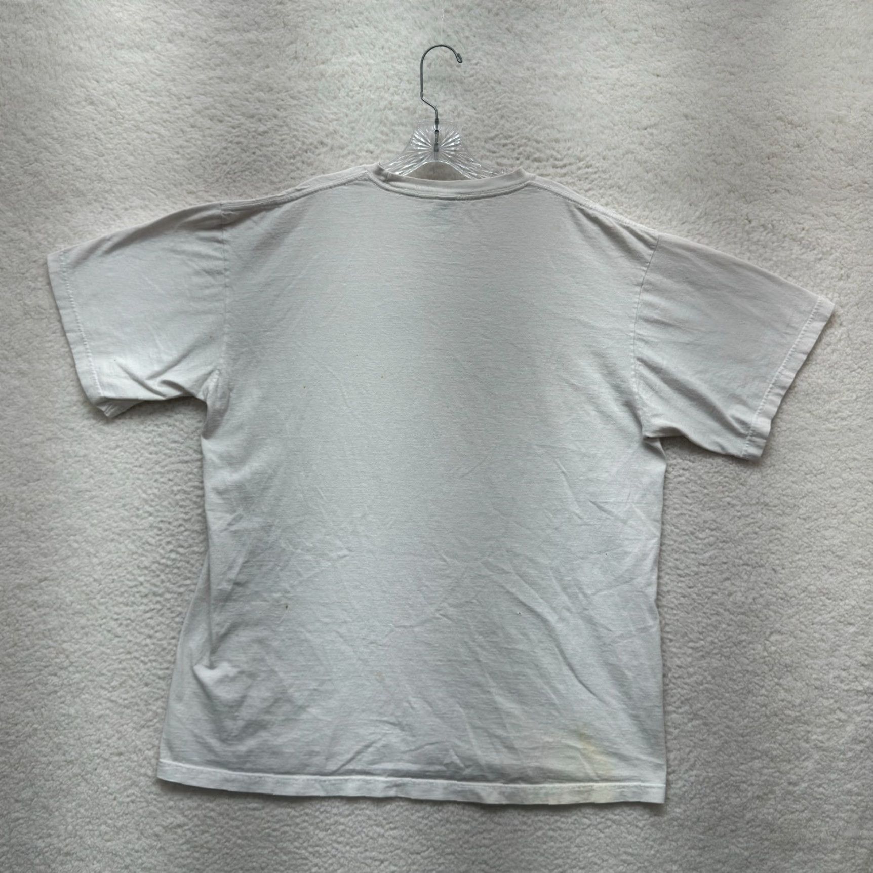 Levi's VINTAGE Levi's Shirt XL White Logo Spellout Short Sleeve Crew Neck Skater Mens Size US XL / EU 56 / 4 - 2 Thumbnail