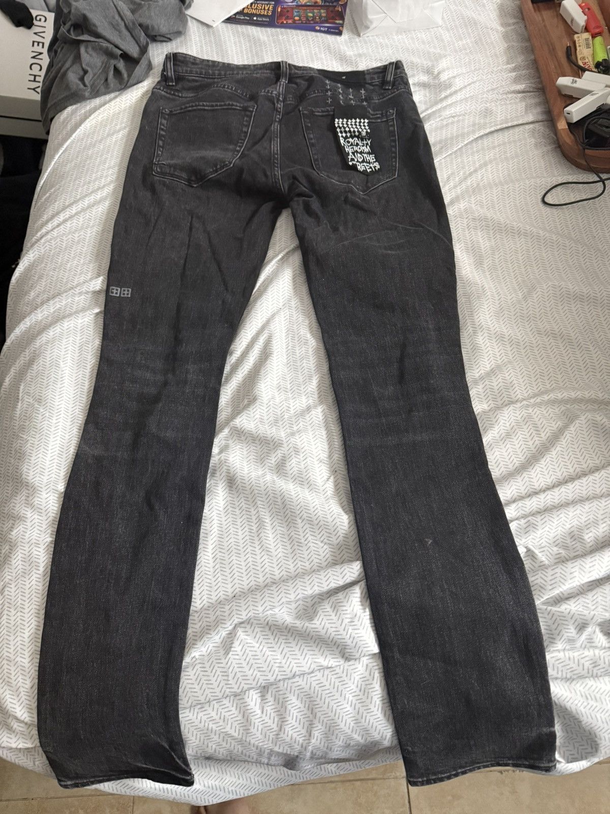 Ksubi Ksubi Denim Jeans Van Winkle Rage Black Size US 31 - 2 Thumbnail