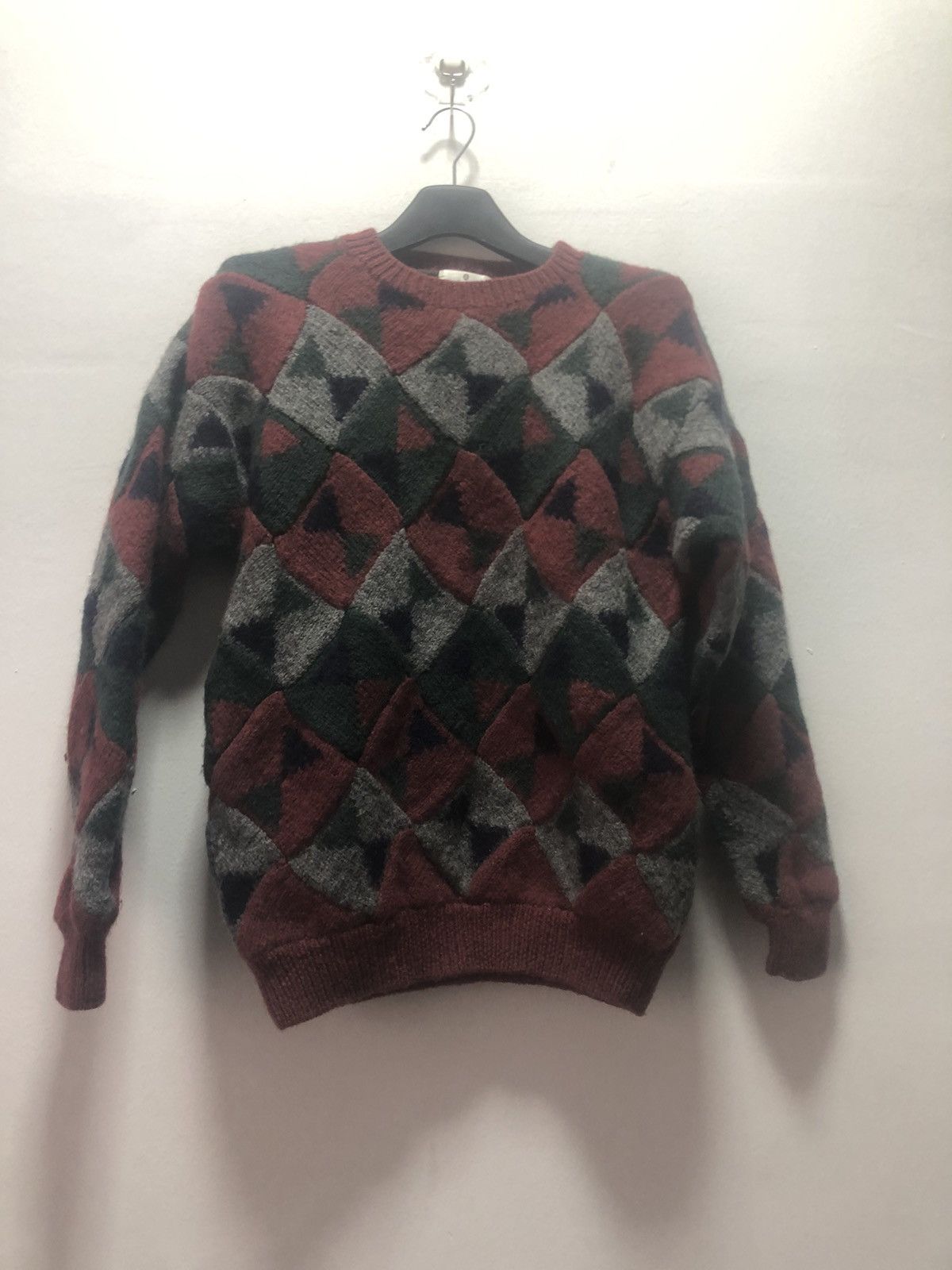 Bill Blass BILL BLASS Sweater Knitwear Wool Colourblock Size US M / EU 48-50 / 2 - 1 Thumbnail