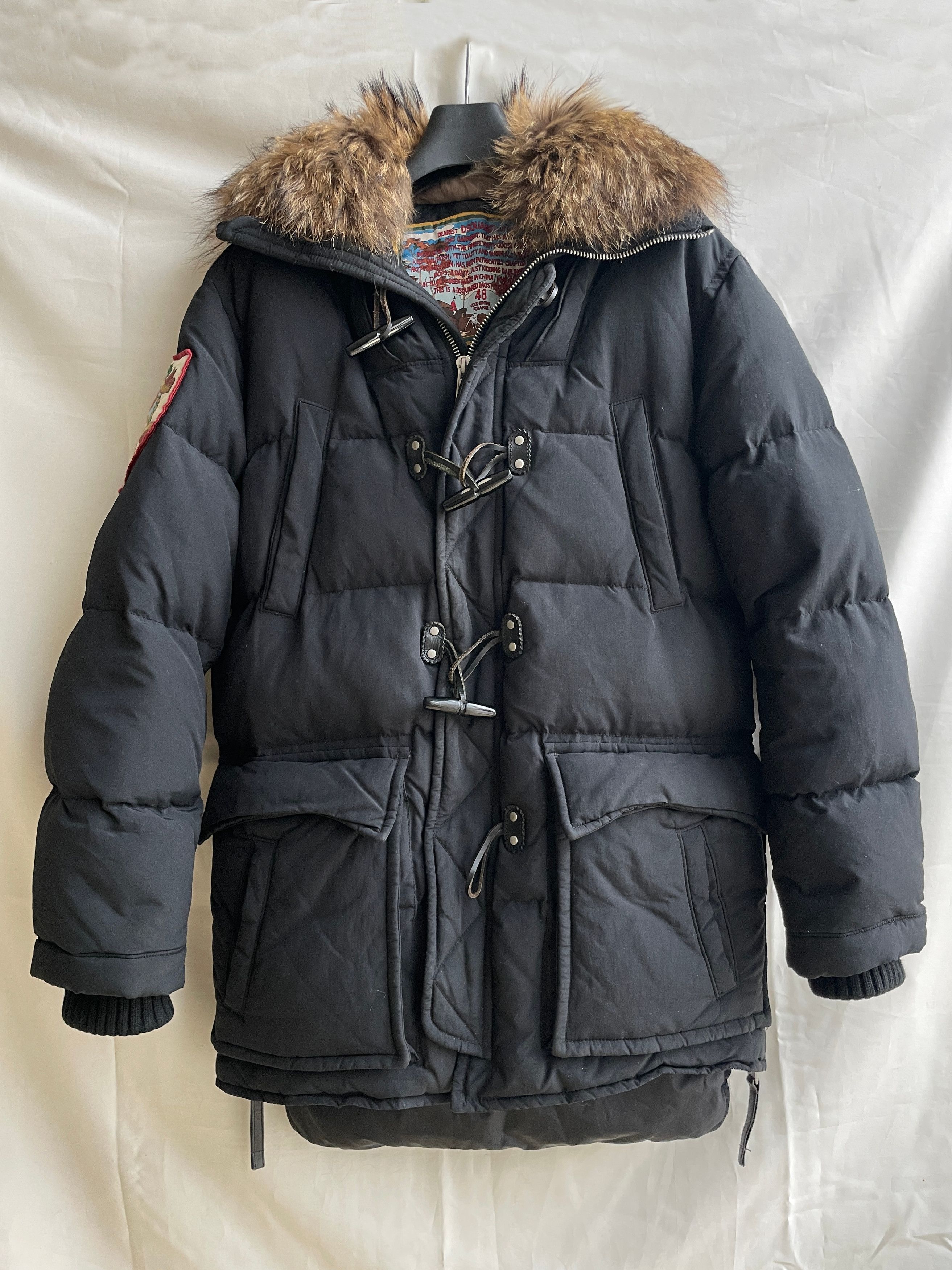 Dsquared2 Dsquared2 Vintage Racoon Fur Heavy Down Parka Size US M / EU 48-50 / 2 - 1 Thumbnail