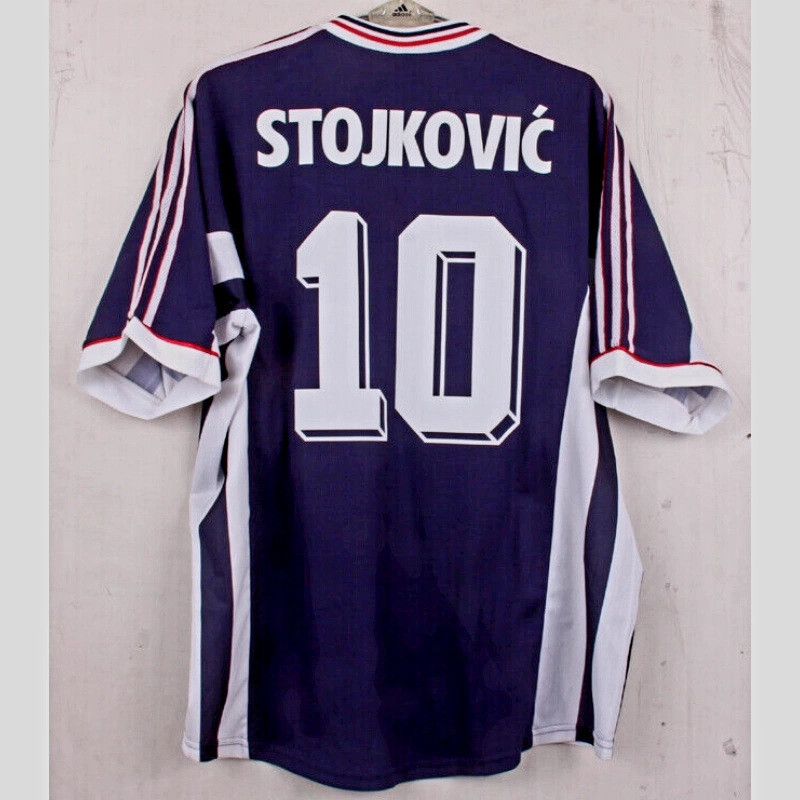 Other Yugoslavia 1998 Stojković 10 Vintage Retro Football Jersey Size US L / EU 52-54 / 3 - 1 Thumbnail