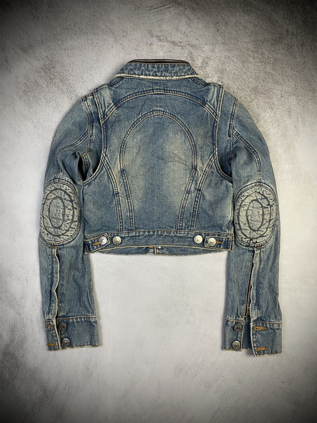 Hysteric Glamour Y2k Swordfish Modular Dystopian Denim Jacket Size XS / US 0-2 / IT 36-38 - 10 Thumbnail