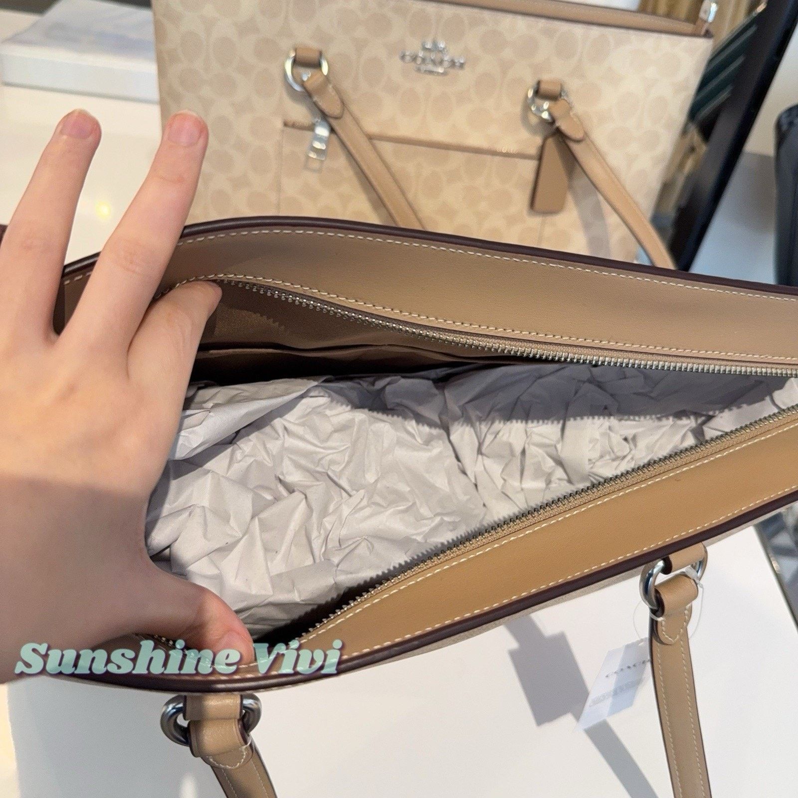 Coach NWT Bundle Coach Swagger Chain CBK40 CCD69 Station Tote Bag Size ONE SIZE - 13 Thumbnail