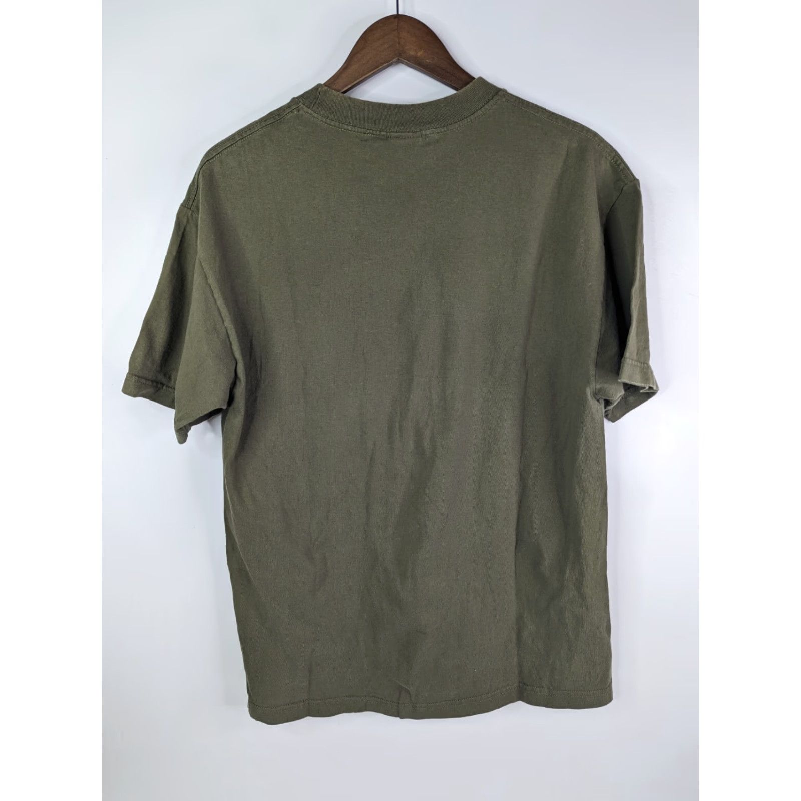 Metal Mulisha VINTAGE Metal Mulisha Army Green Skull T-Shirt Mens L Green Logo 90s? (Note: Need to only use words from original title and follow structure) Size US L / EU 52-54 / 3 - 2 Thumbnail