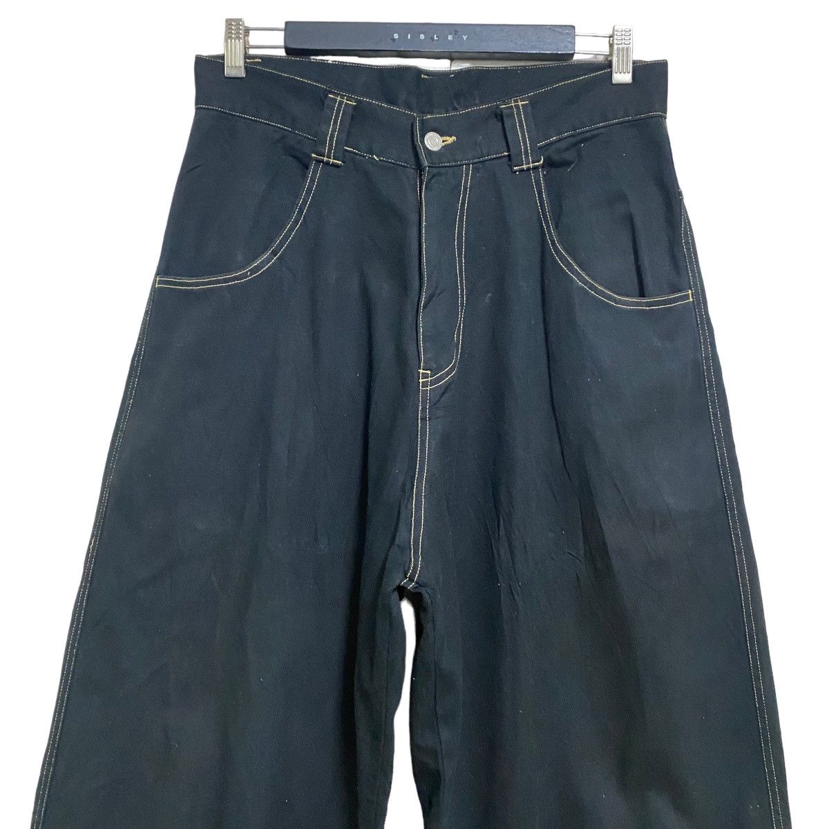 Japanese Brand DIRT LOW Denim Baggy Jeans Size US 32 / EU 48 - 3 Thumbnail