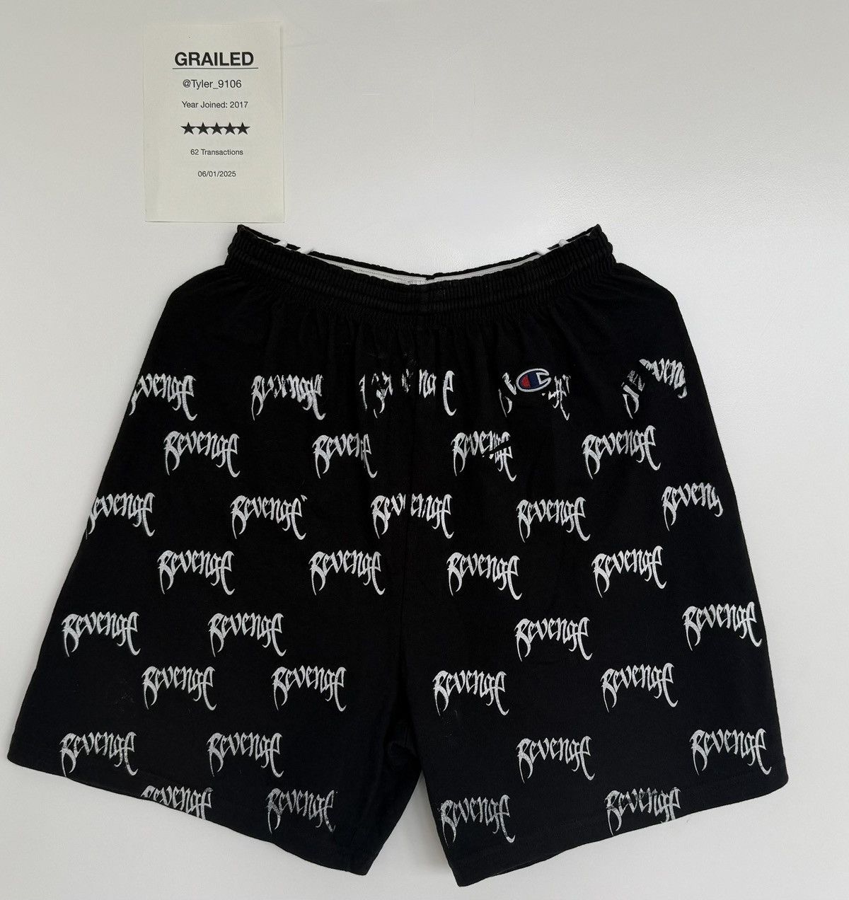 Revenge XXXTENTACION 2017 SAMPLE “MALICE” SHORTS Size US 32 / EU 48 - 1 Thumbnail