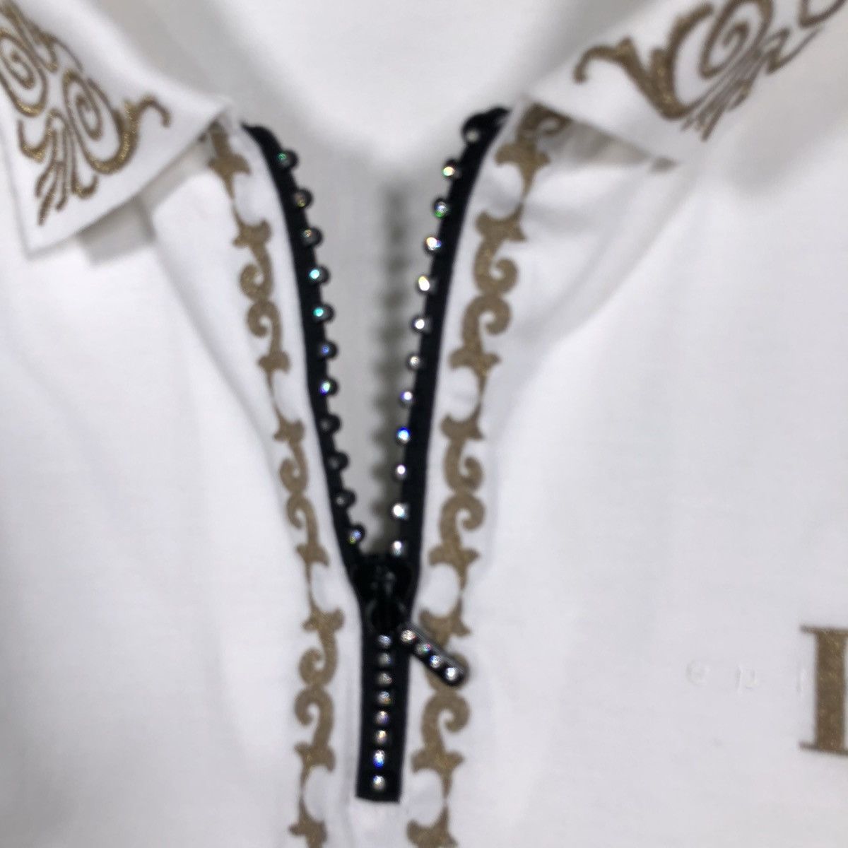 Swarovski Vintage Swarovski x Epicure Japan Single Stitch Half Zip Size US XL / EU 56 / 4 - 9 Thumbnail