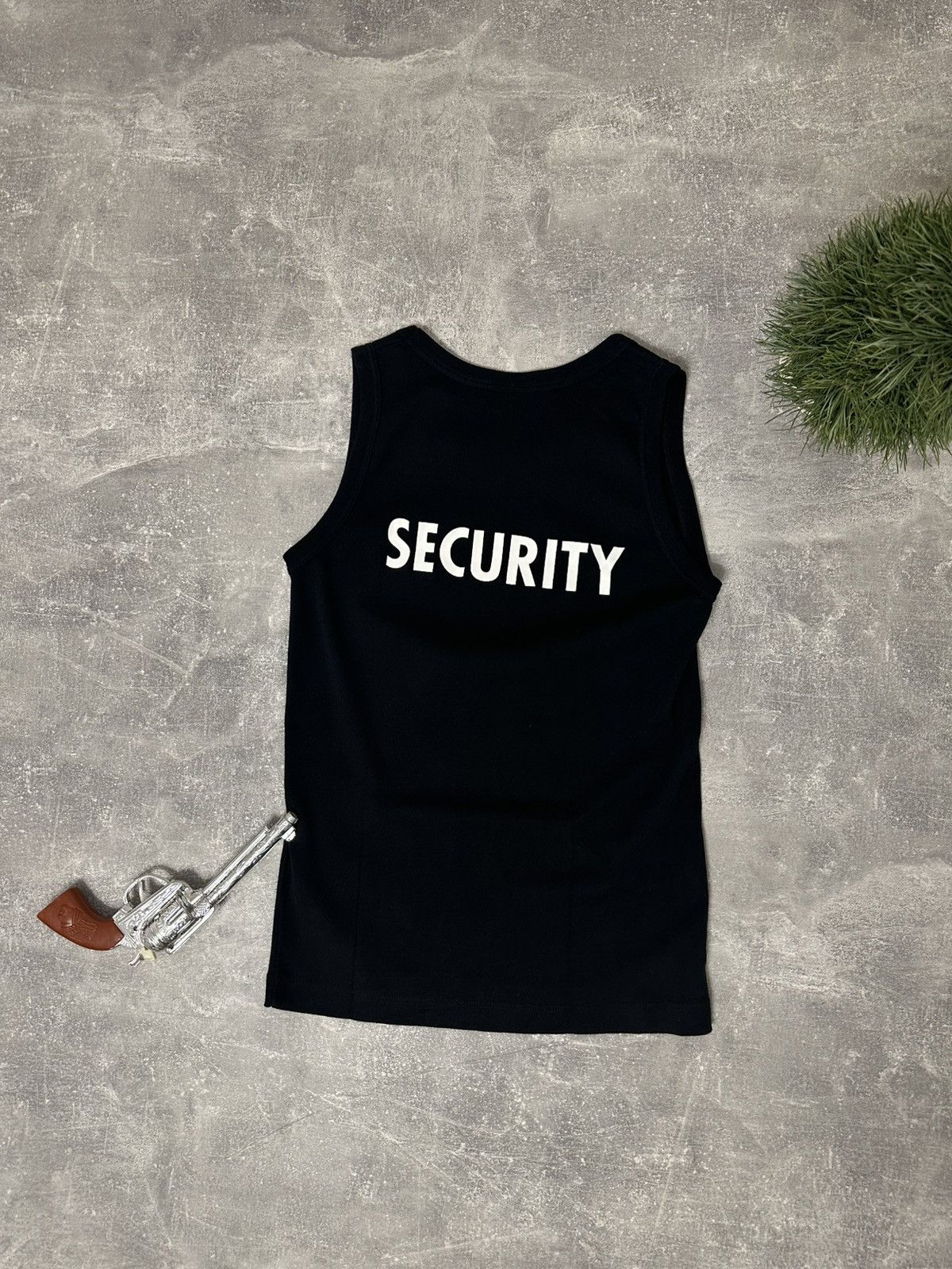 Vintage Vintage faded black 90s security Tank Top Size US XL / EU 56 / 4 - 2 Thumbnail