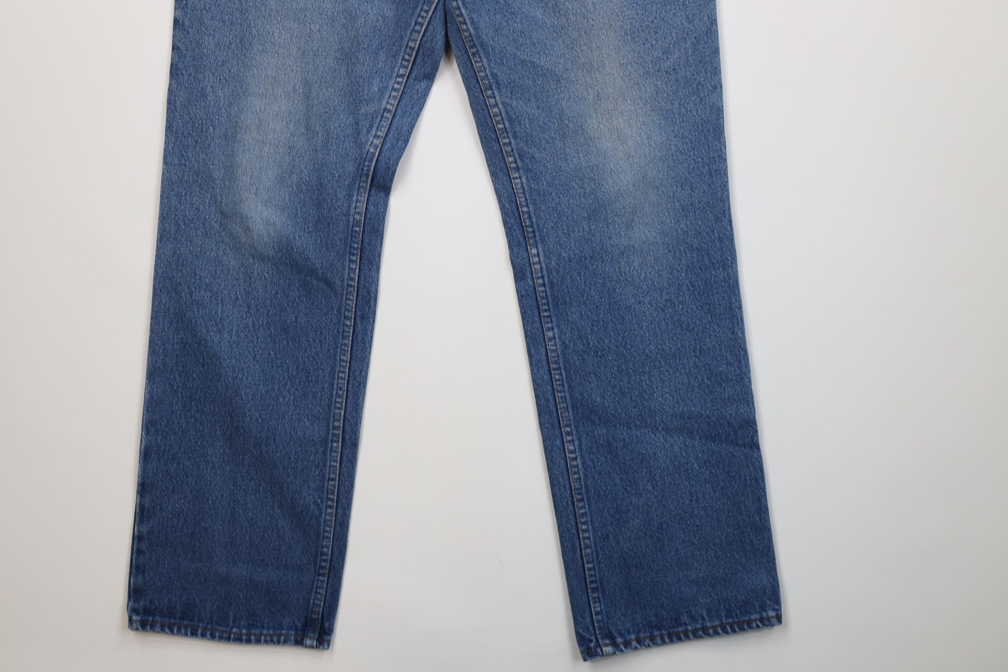 Vintage Vintage 70s Streetwear Straight Leg Denim Jeans Blue USA Size US 34 / EU 50 - 5 Thumbnail