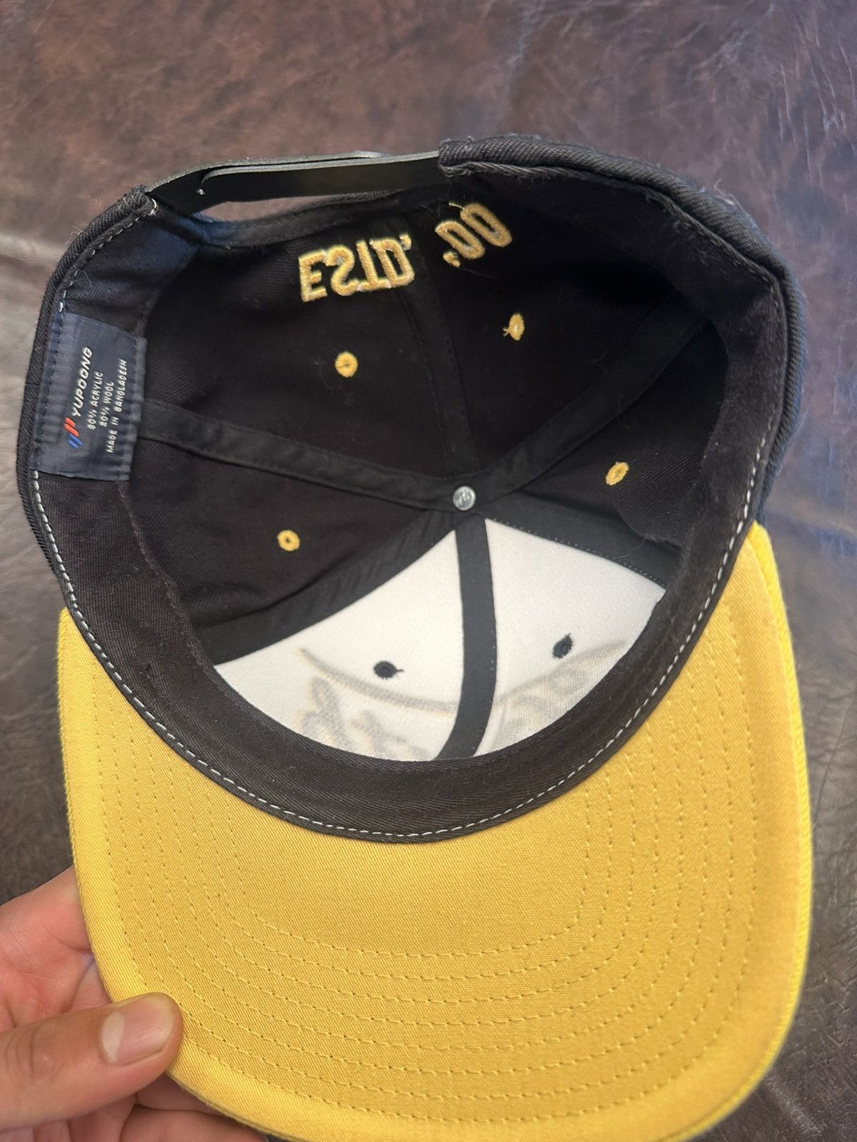 Other Black/Yellow and White 'Truth' Cap Size ONE SIZE - 4 Thumbnail