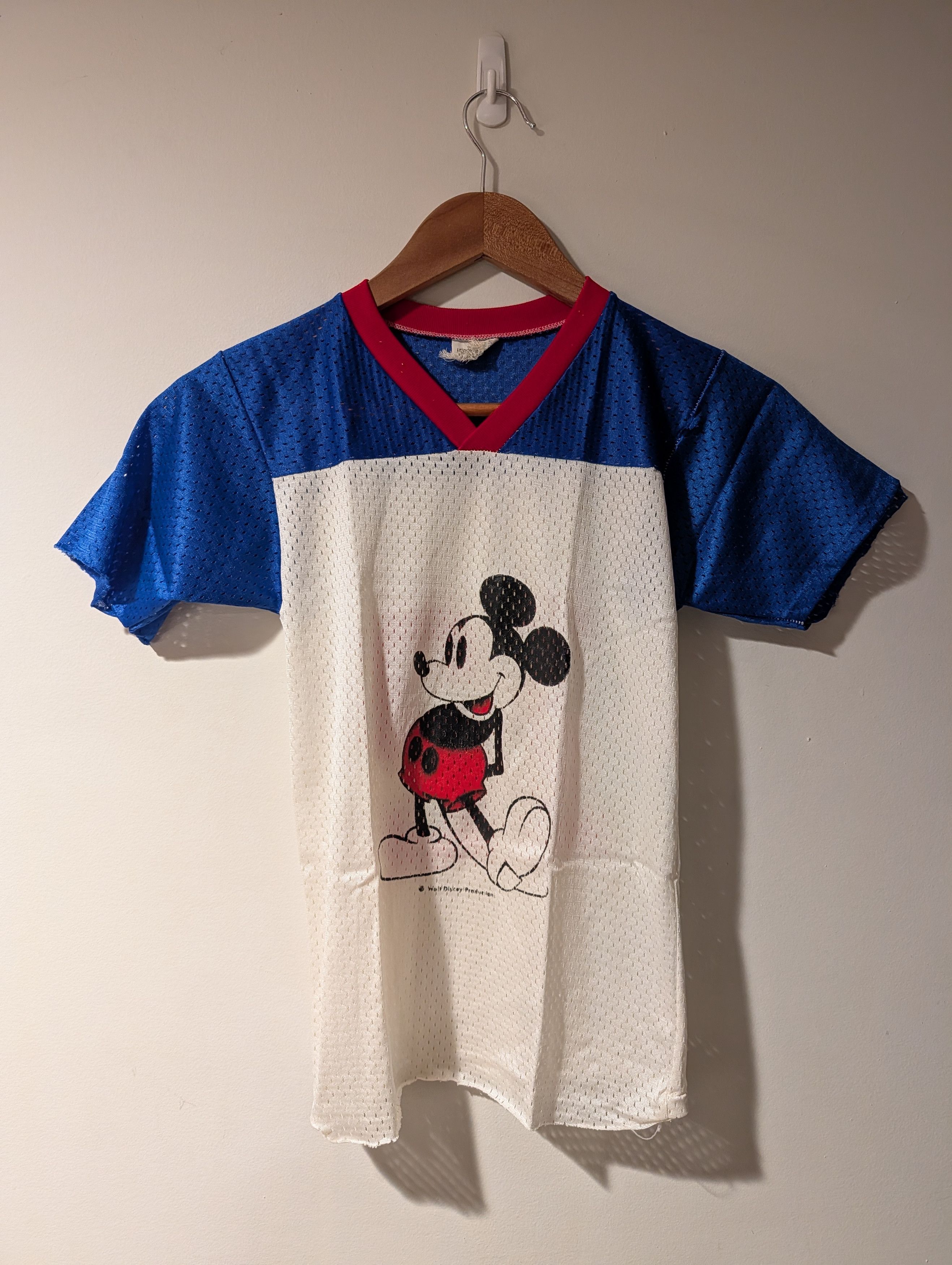 Disney Vintage 80s Mickey Mouse Disney Walt Kids Medium Jersey Size US M / EU 48-50 / 2 - 1 Thumbnail
