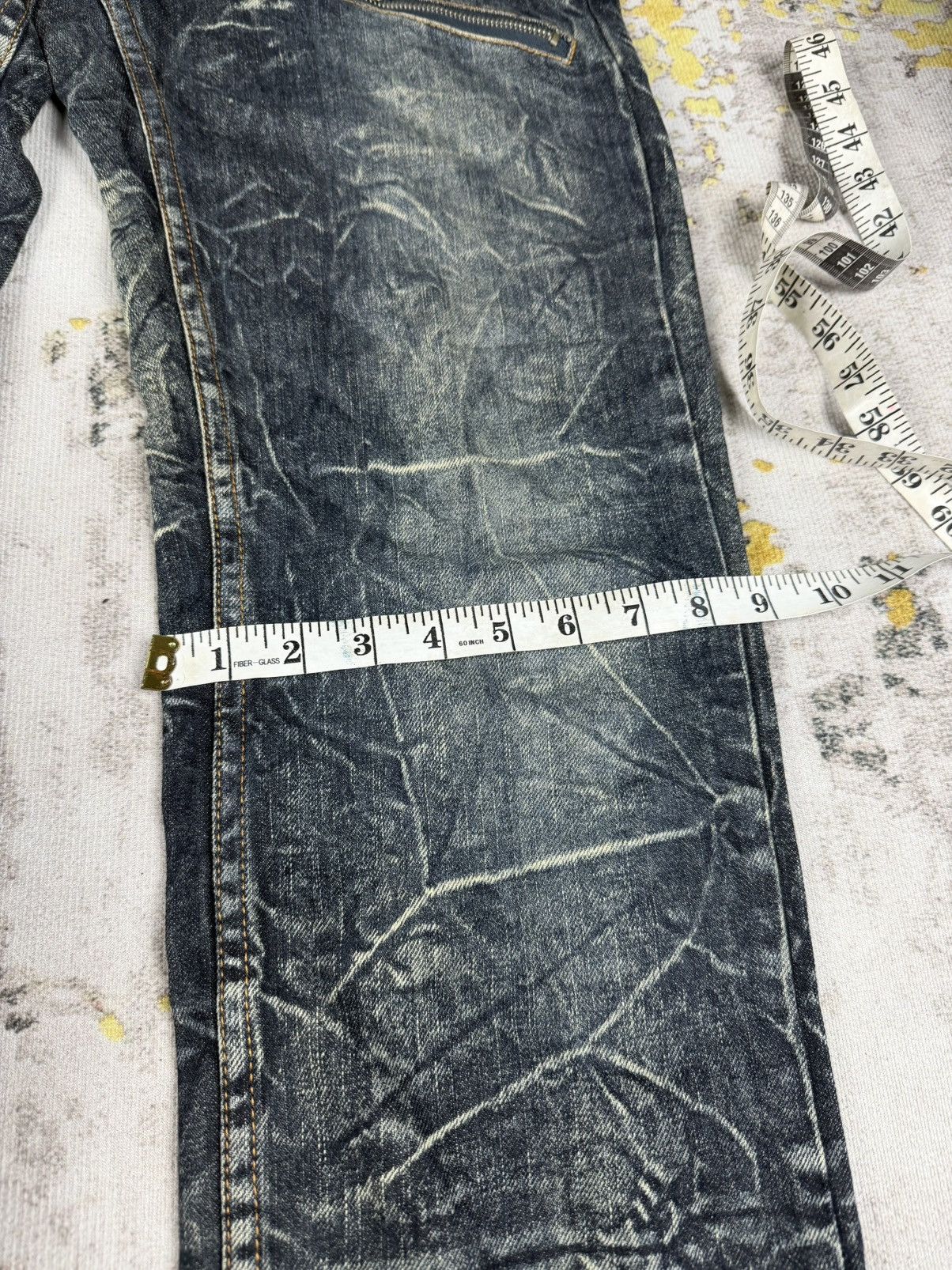 If Six Was Nine Y2k Vintage Nylause Studded Clawmark Jeans Size US 32 / EU 48 - 9 Thumbnail