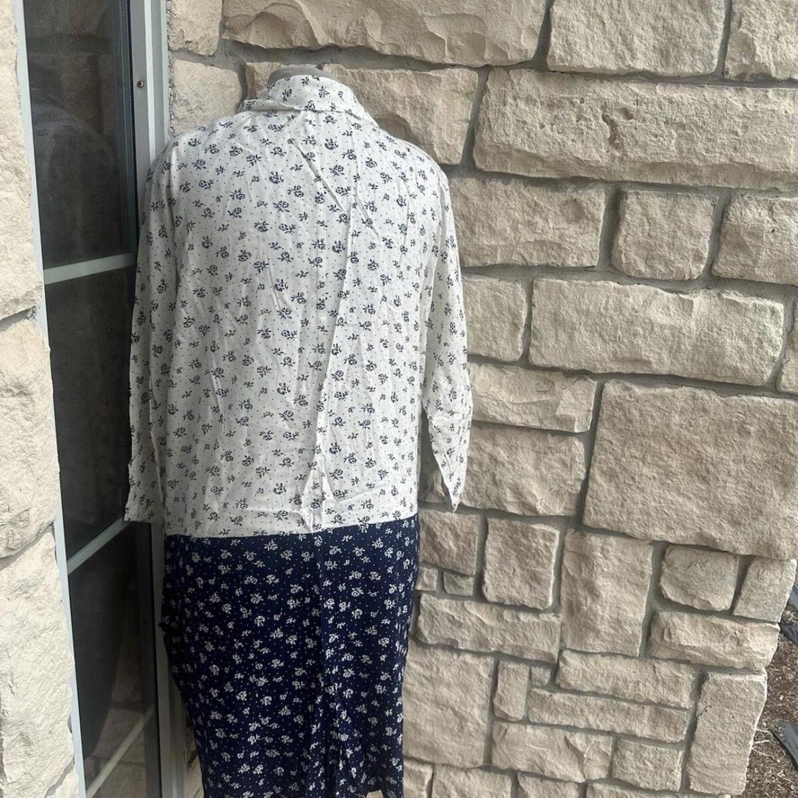Other Vintage Women Size Medium Cottage Prairie Maternity Dress Size M / US 6-8 / IT 42-44 - 2 Thumbnail