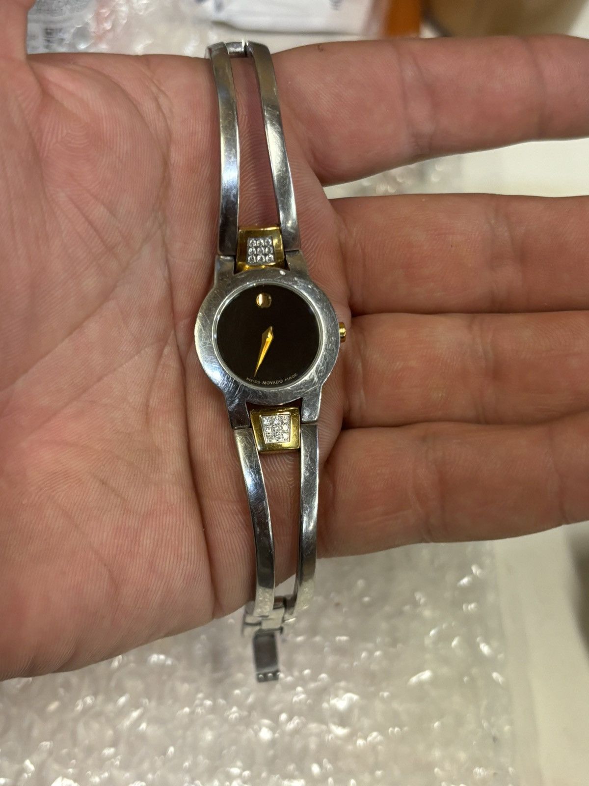 Movado Movado Amorosa 81.E41.1842 2-Tone Women’s Watch! Size ONE SIZE - 8 Thumbnail