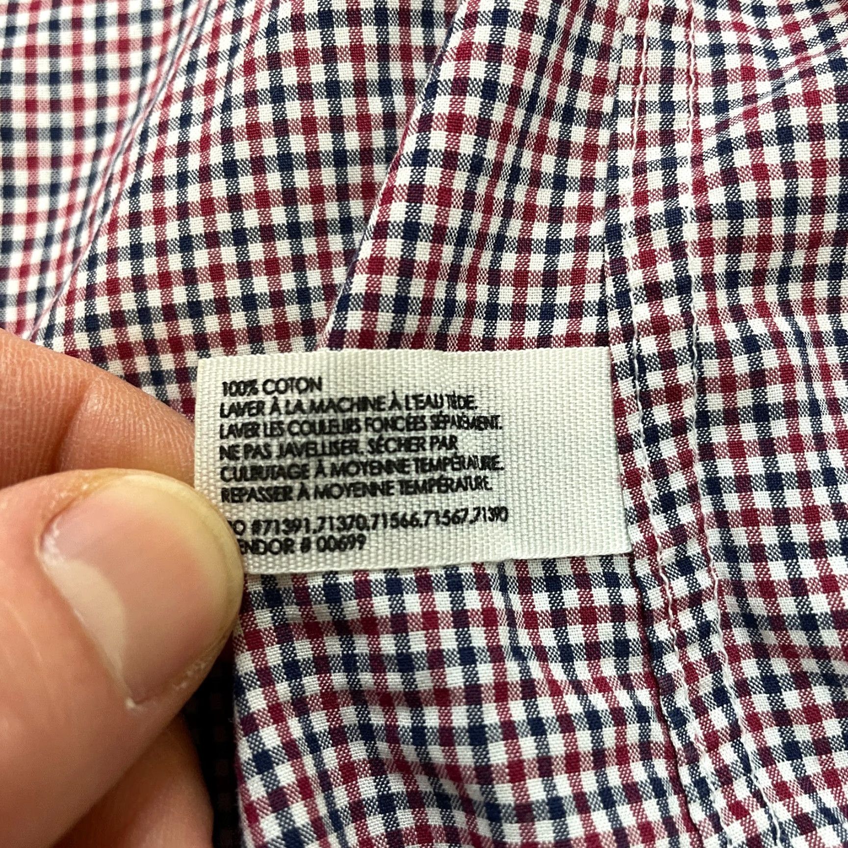 Club Monaco Club Monaco Shirt Small Red Check Long Sleeve Classic Fit Button-Down Top Mens Size US S / EU 44-46 / 1 - 5 Thumbnail